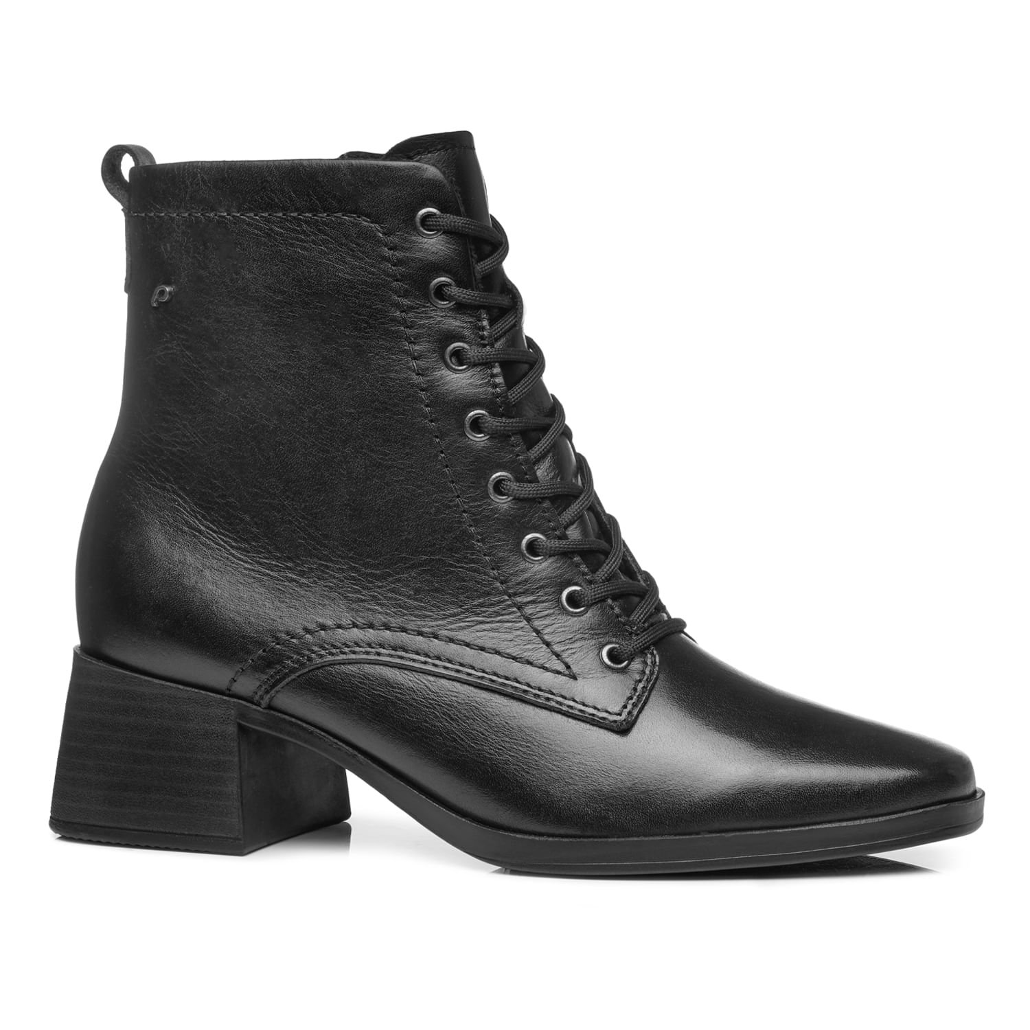Bota Pegada Feminina em Couro Preto 282352-02