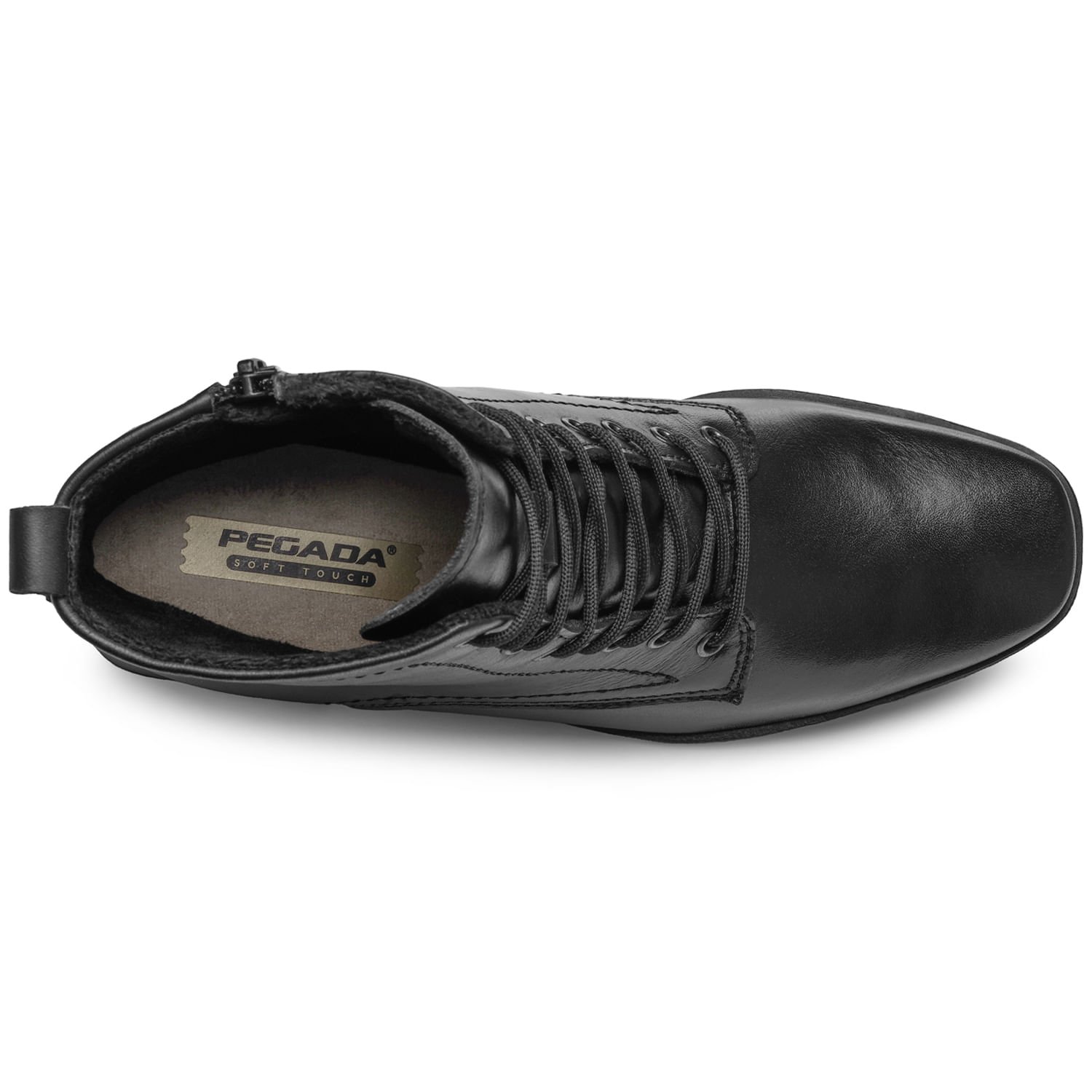 Bota Pegada Feminina em Couro Preto 282352-02 Preto 5