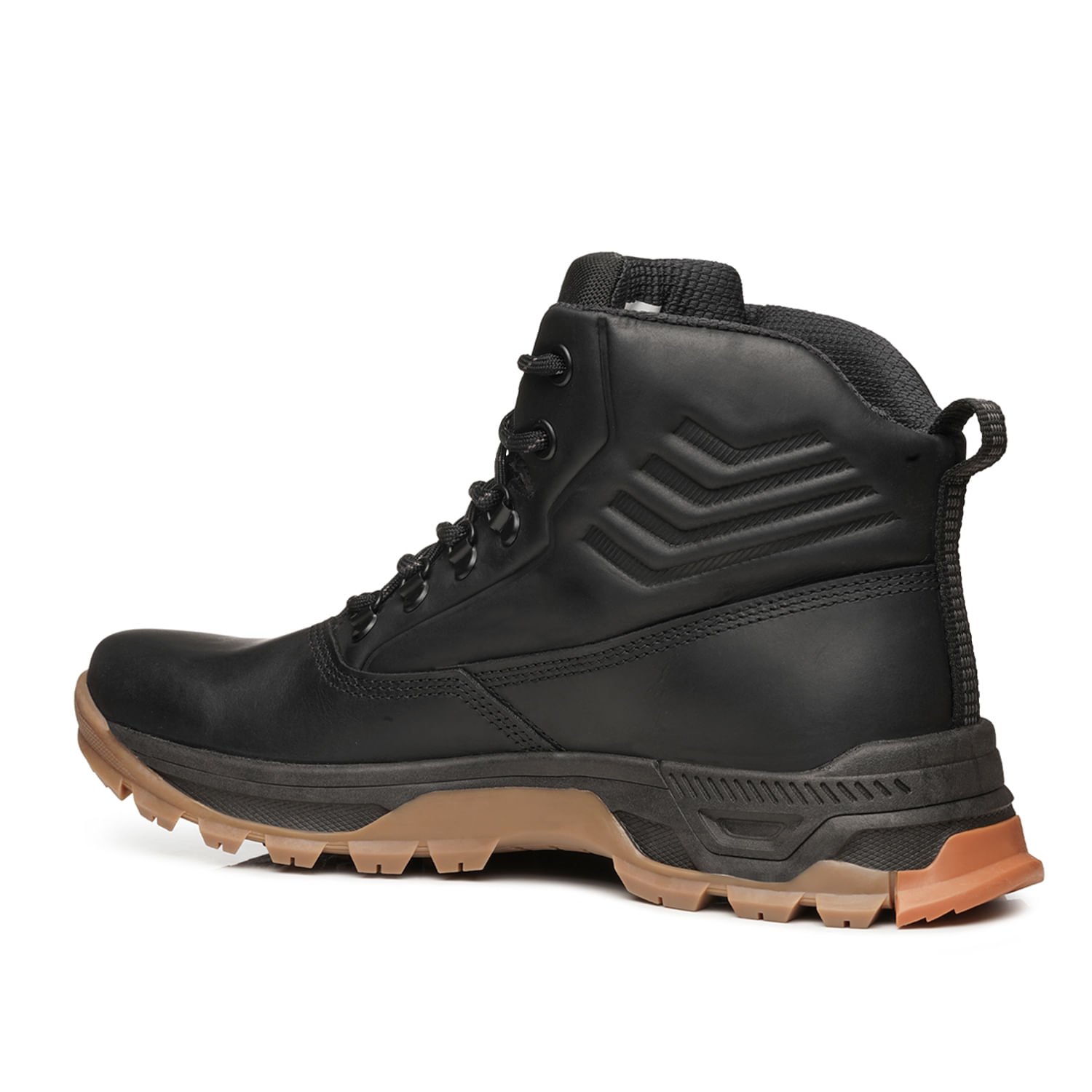 Bota Trekking Pegada Masculina em Couro Preto 150504-02 Preto 3