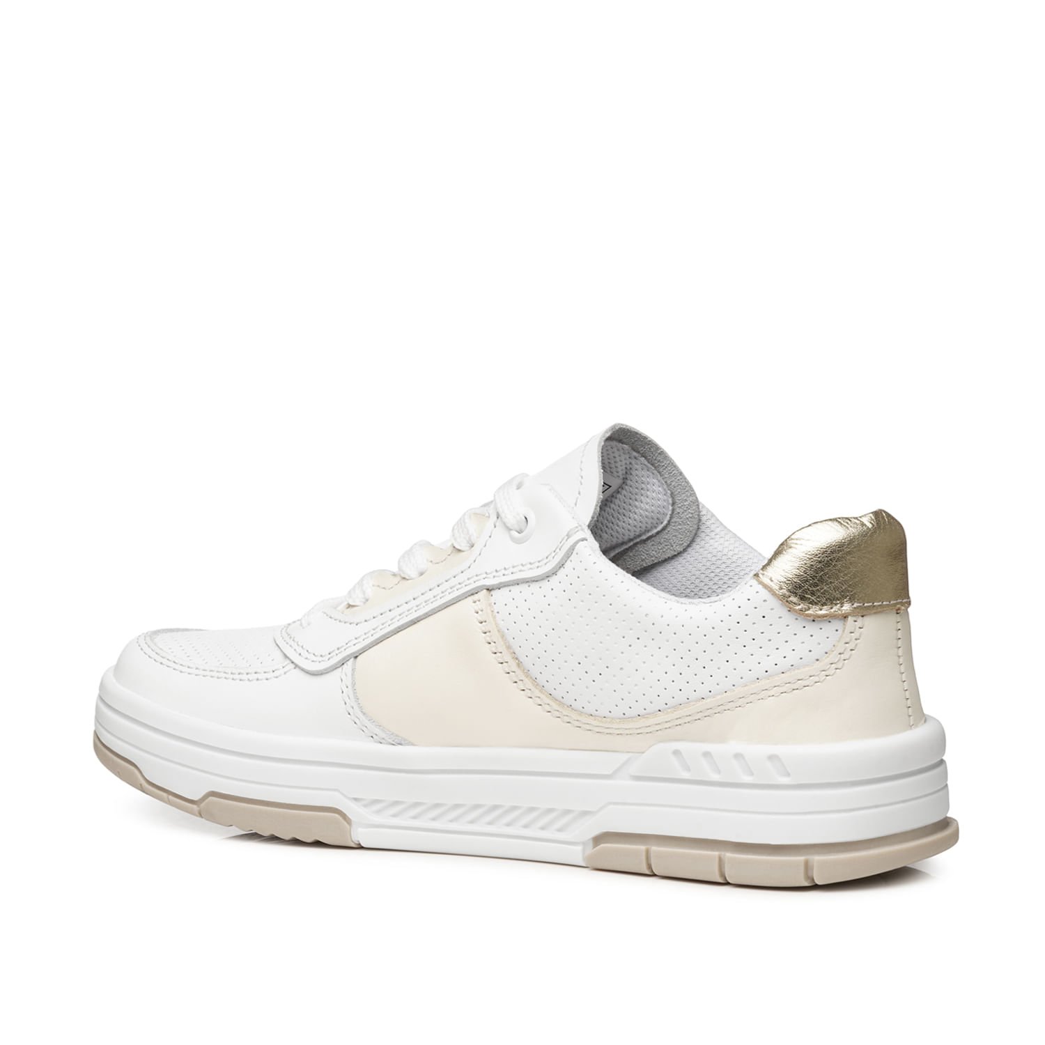 Tênis Pegada Feminino em Couro Branco 212608-01 Branco 3
