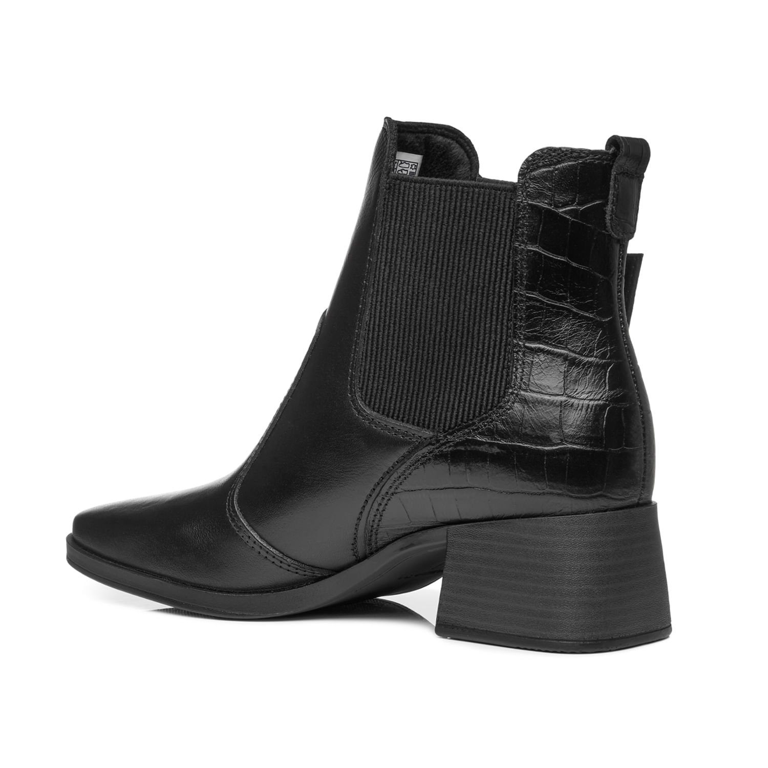 Bota Pegada Feminina em Couro Preto 282351-05 Preto 3