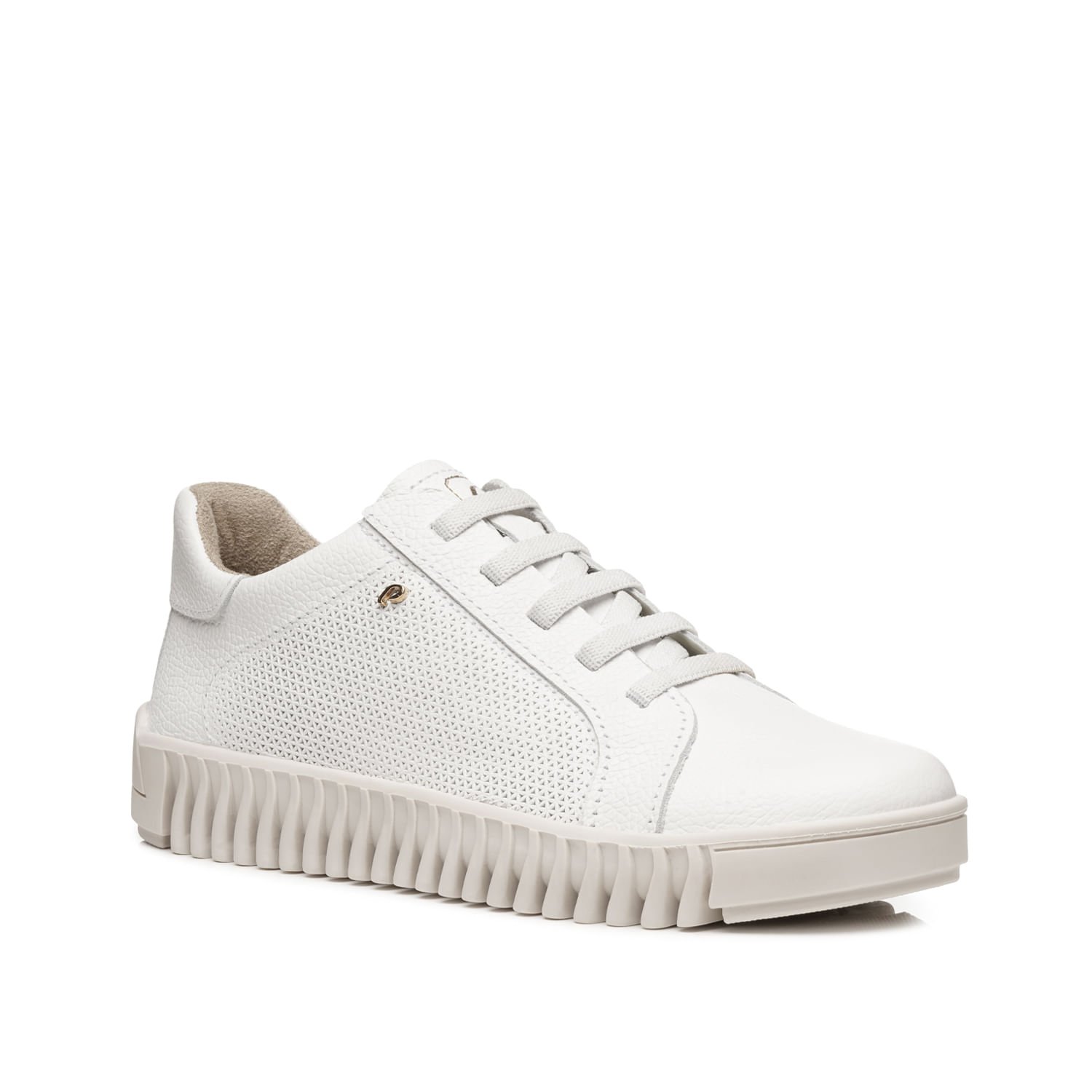 Tênis Pegada Feminino em Couro Branco 210518-01 Branco 2