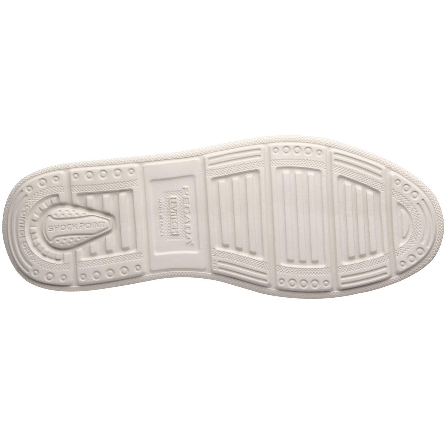 Tênis Casual Pegada Masculino em Couro Milk 110933-04 Branco 5