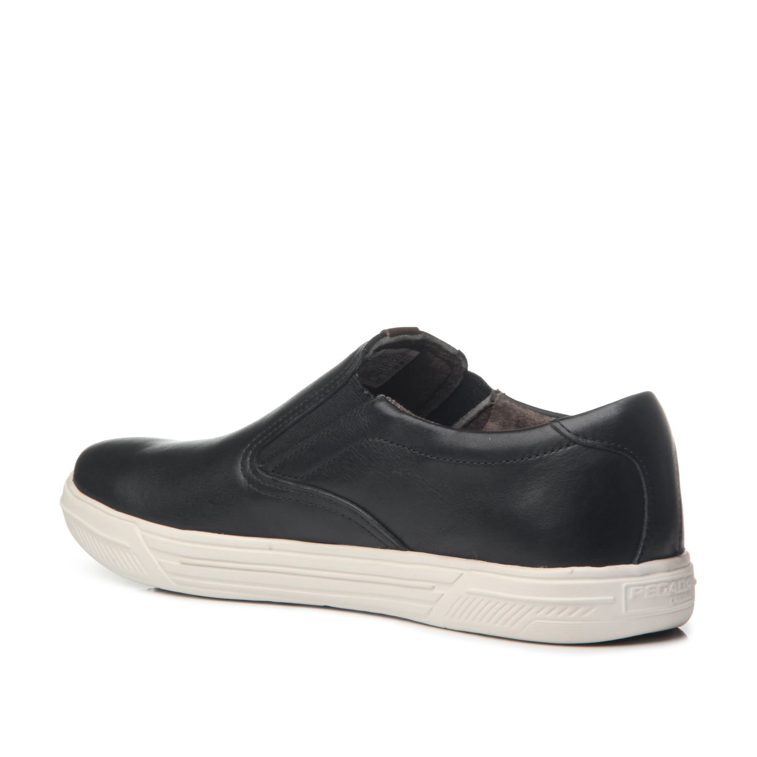 Tênis Casual Pegada Masculino em Couro Preto 510402-04 Preto 3