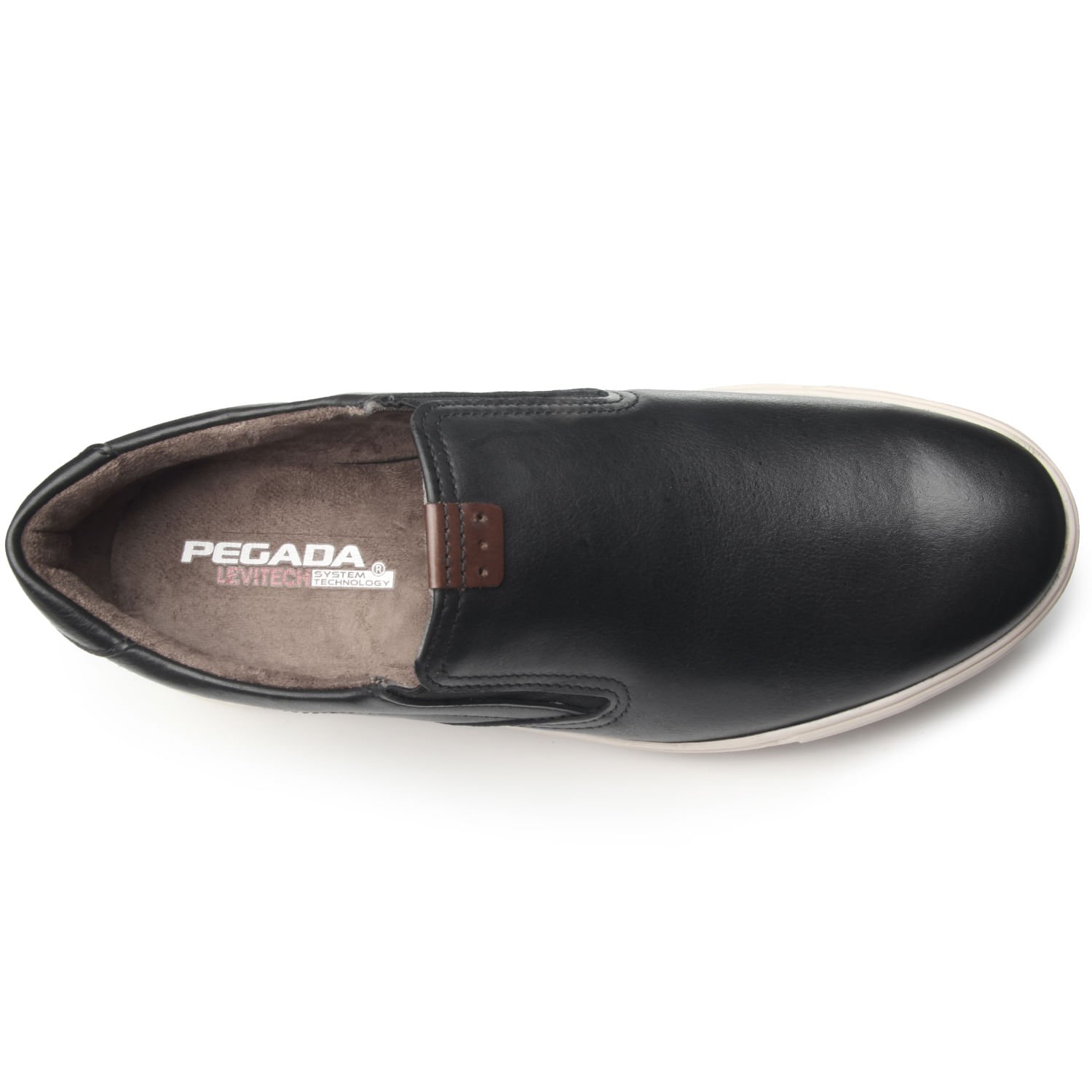 Tênis Casual Pegada Masculino em Couro Preto 510402-04 Preto 6