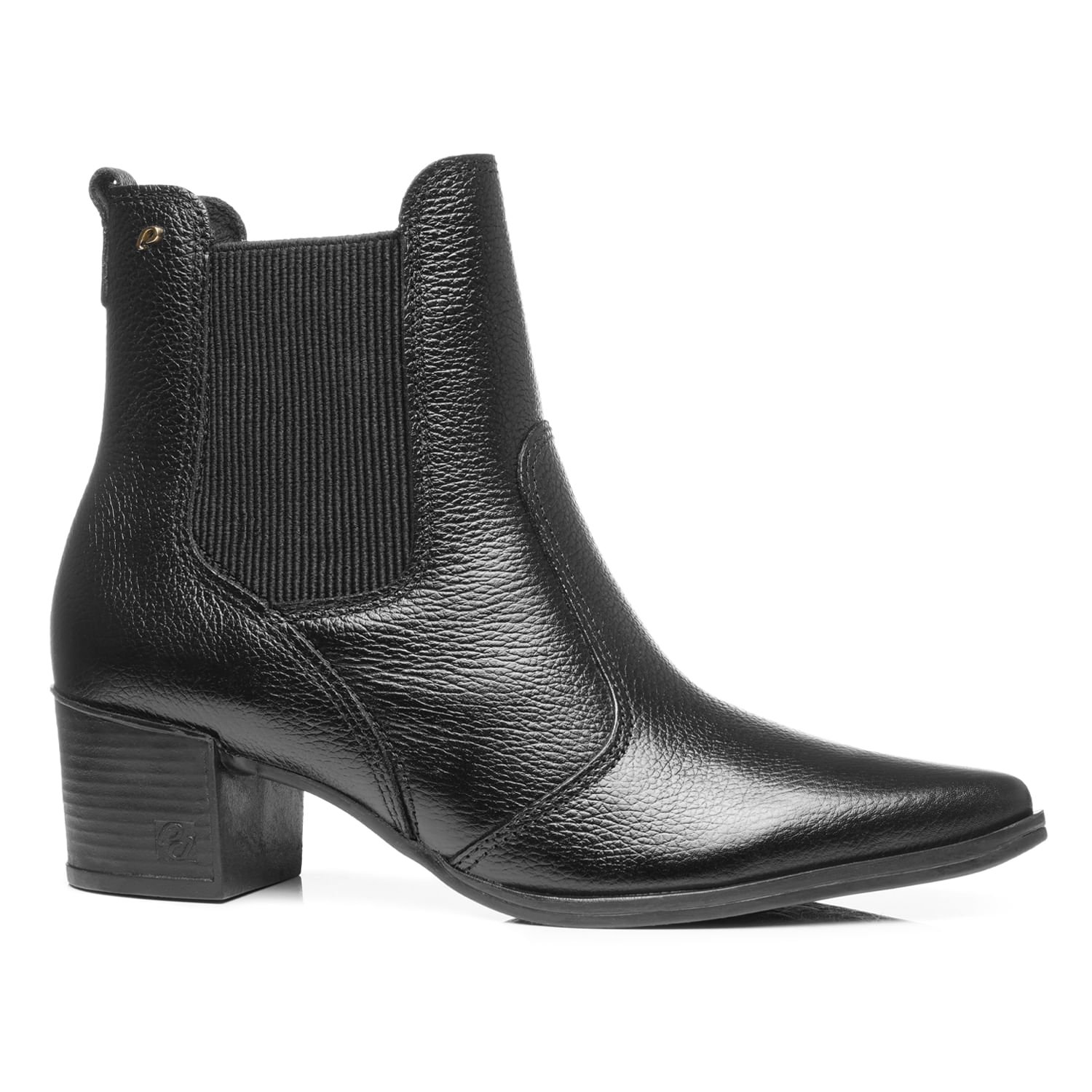 Bota Pegada Feminina em Couro Preto 280511-04