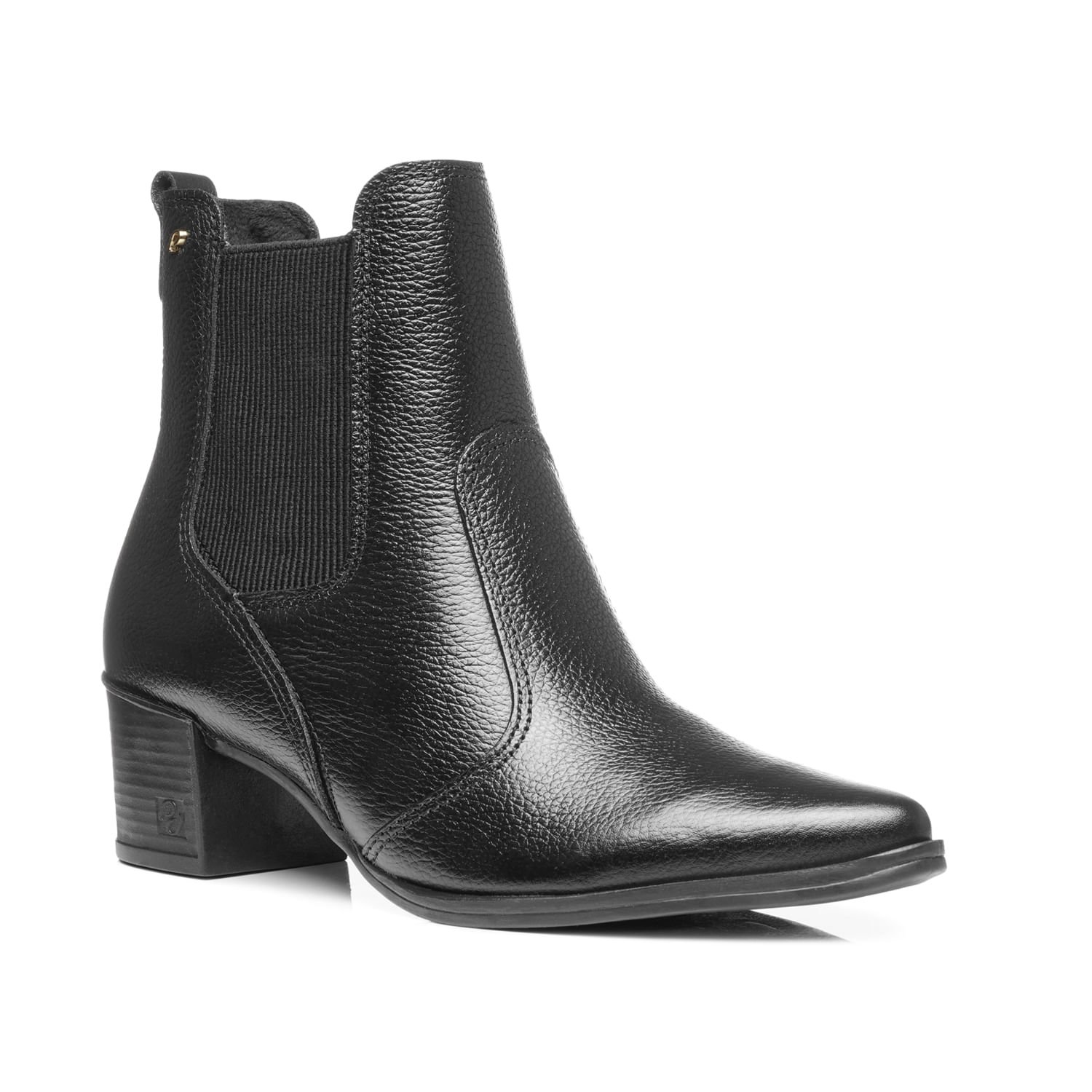 Bota Pegada Feminina em Couro Preto 280511-04 Preto 2