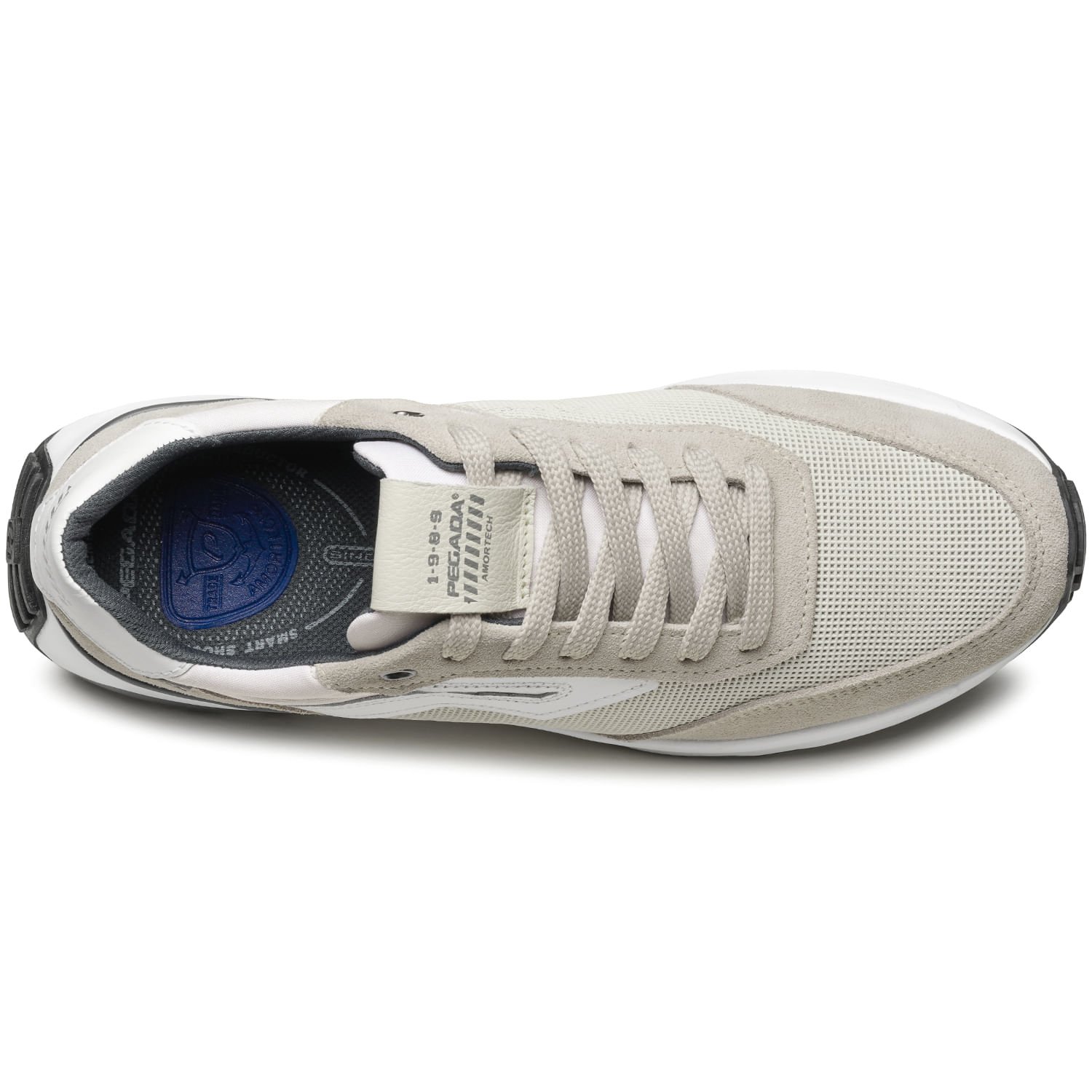 Tênis Casual Pegada Masculino em Couro Milk 110752-03 Milk 7