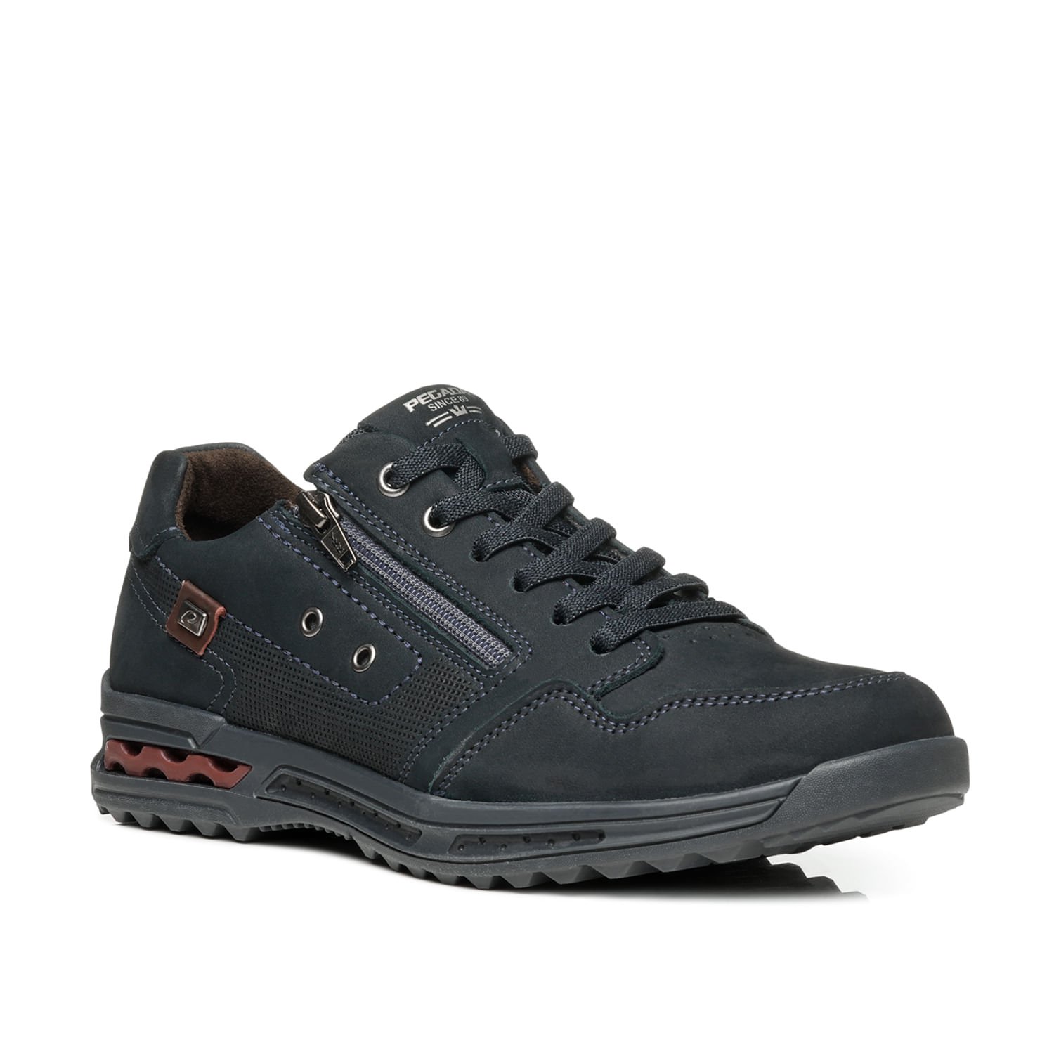 Sapatênis Pegada Masculino em Couro Marinho 111801-06 Marinho 2