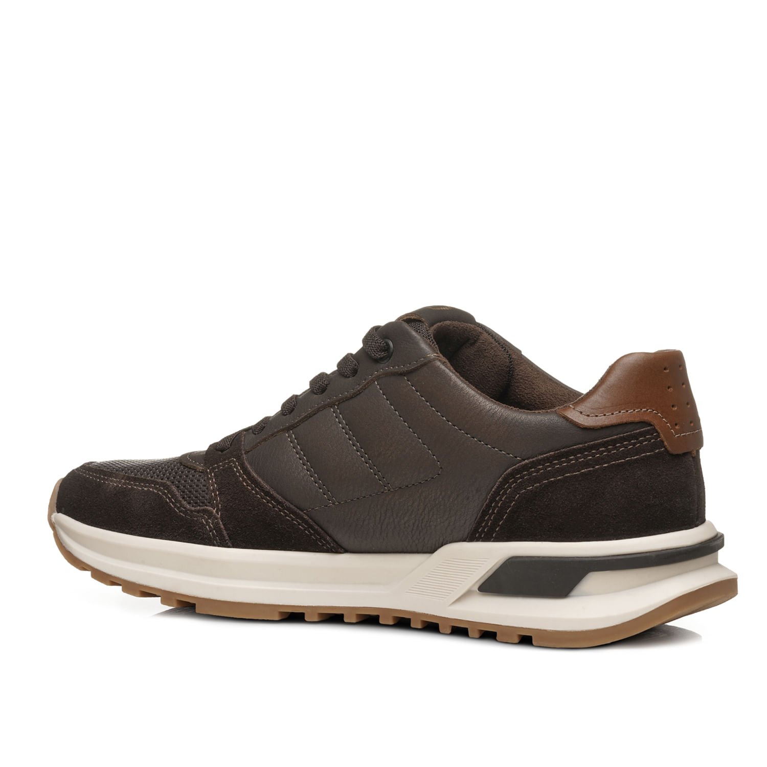 Sapatênis Pegada Masculino em Couro Coffe 112103-06 Coffe 3