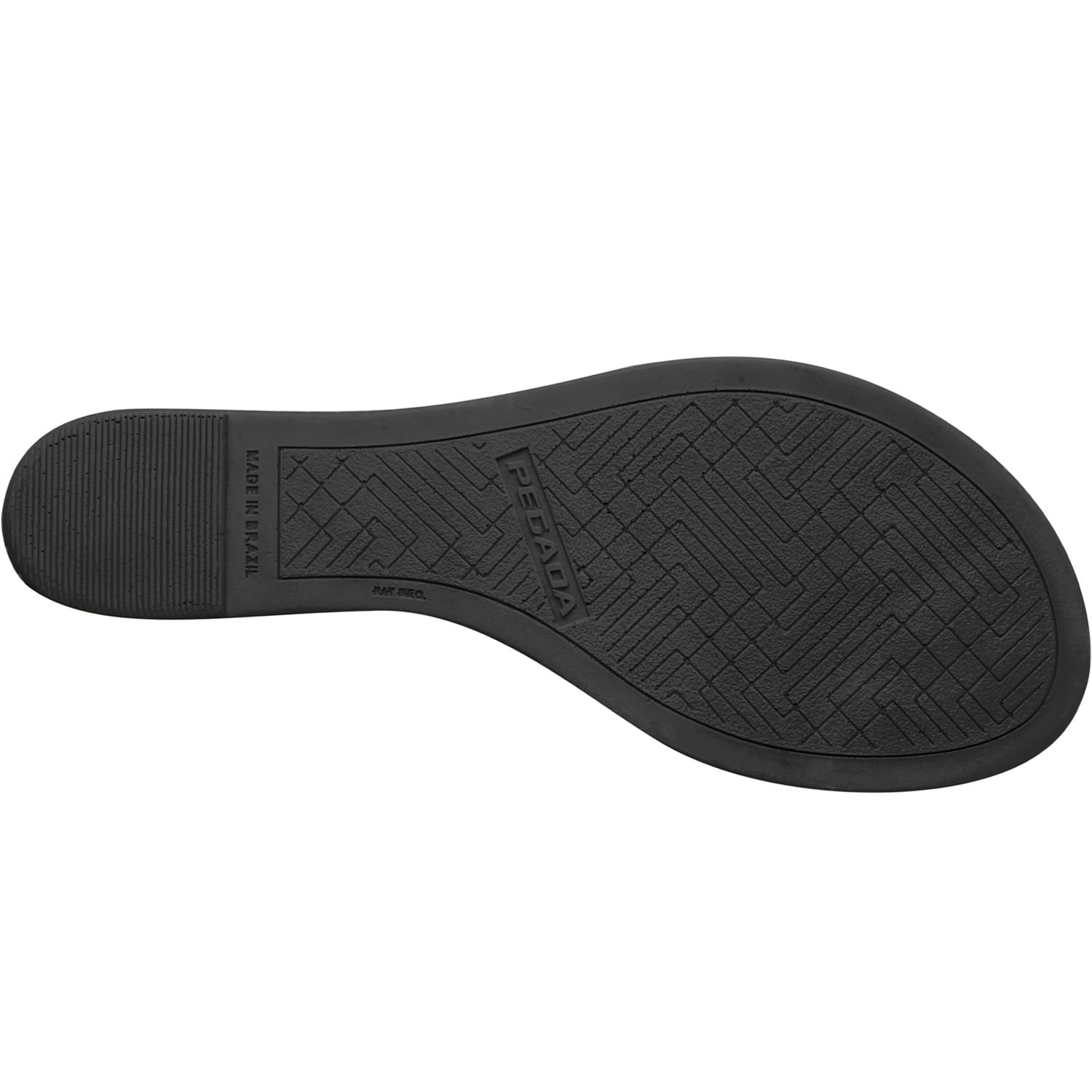 Sandália Pegada Feminina em Couro Preto 233956-04 Preto 5