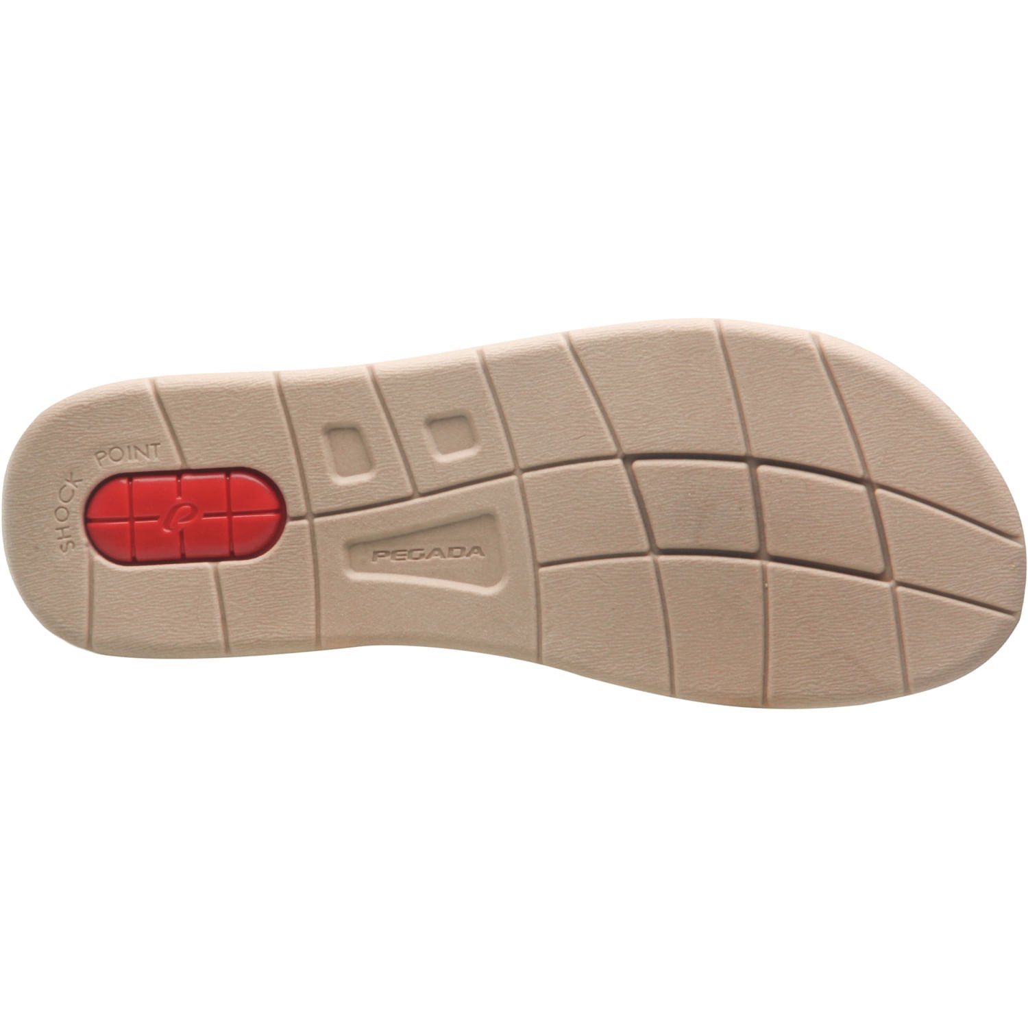 Sandália Pegada Feminina em Couro Creme 232817-02 Bege 5