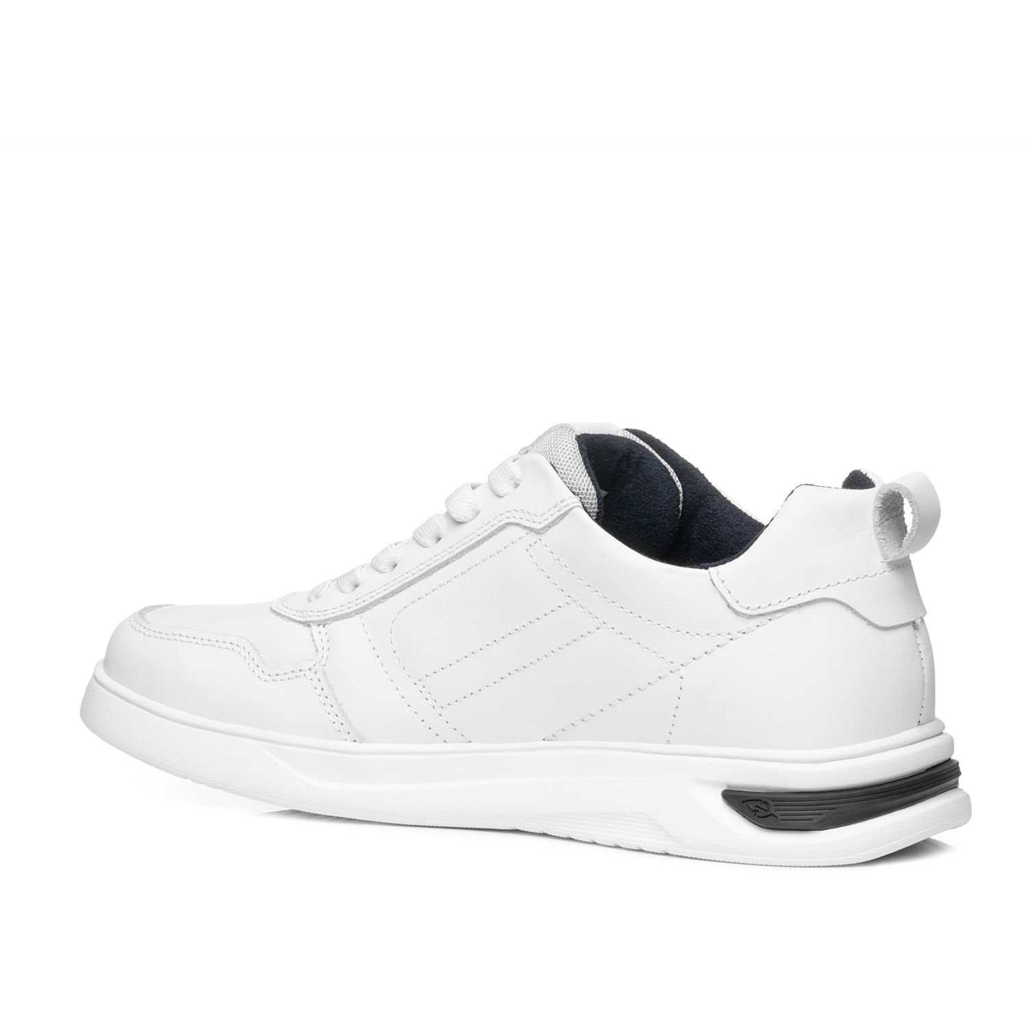 Tênis Casual Pegada Masculino em Couro Branco 112401-01 Branco 4