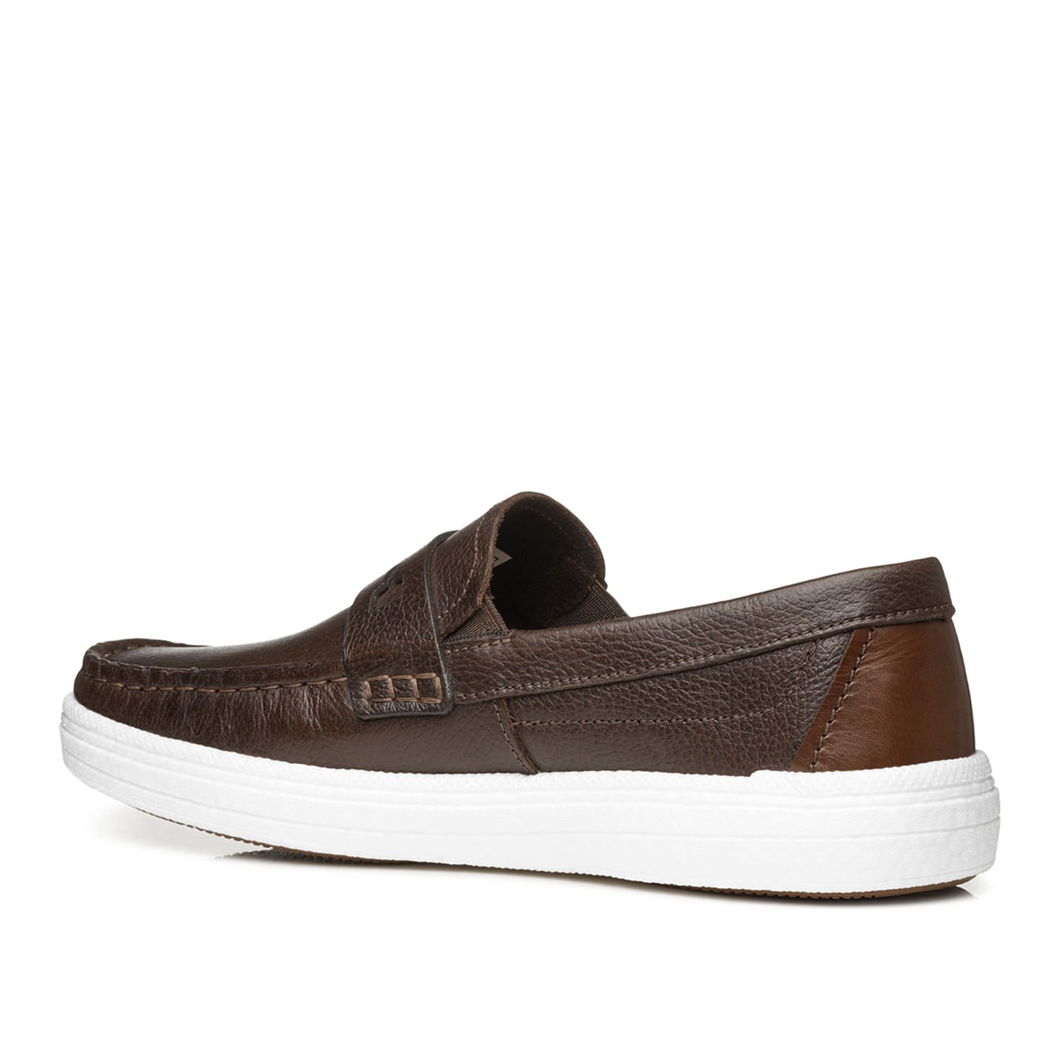 Mocassim Pegada Masculino em Couro Coffe 142102-03 Coffe 4