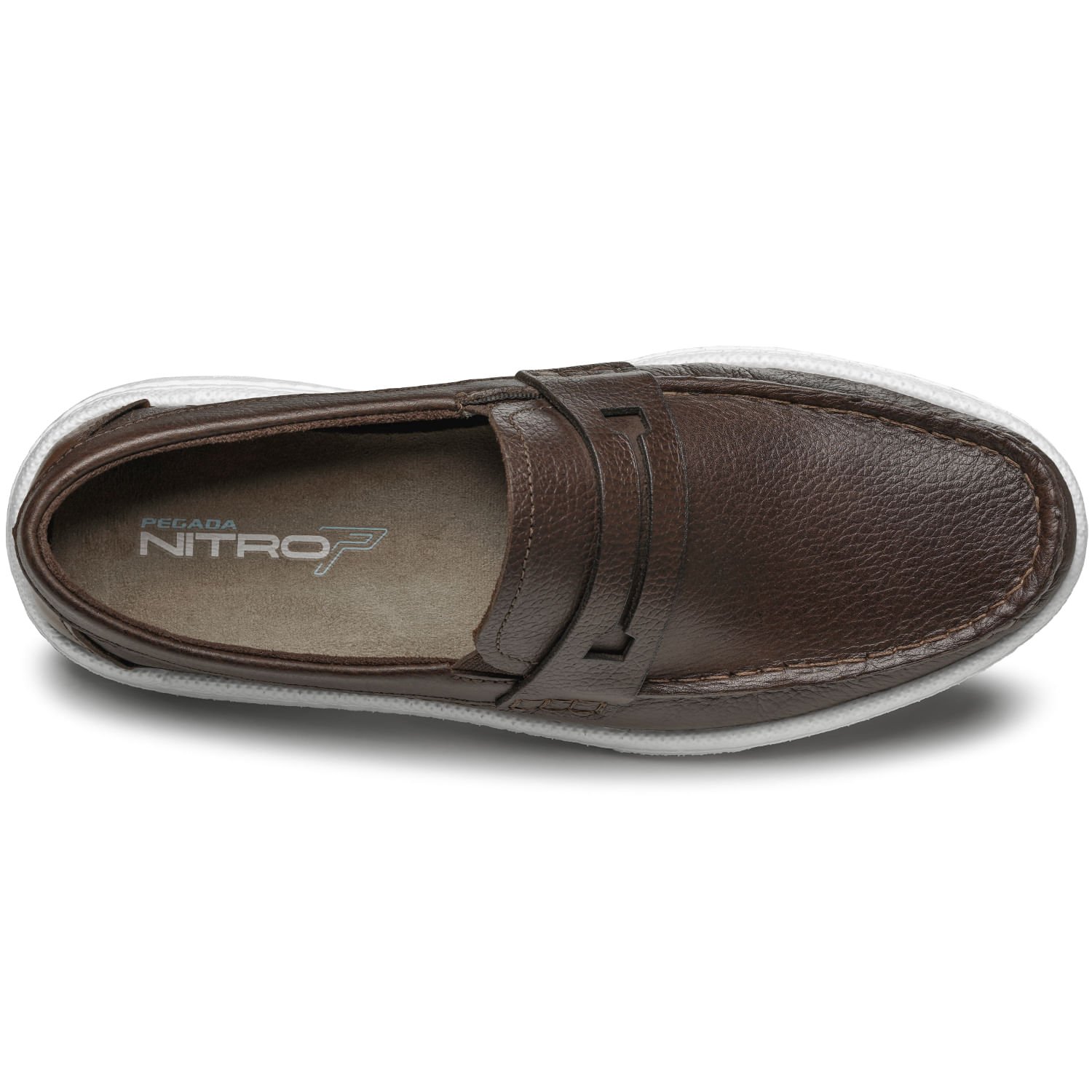 Mocassim Pegada Masculino em Couro Coffe 142102-03 Coffe 7