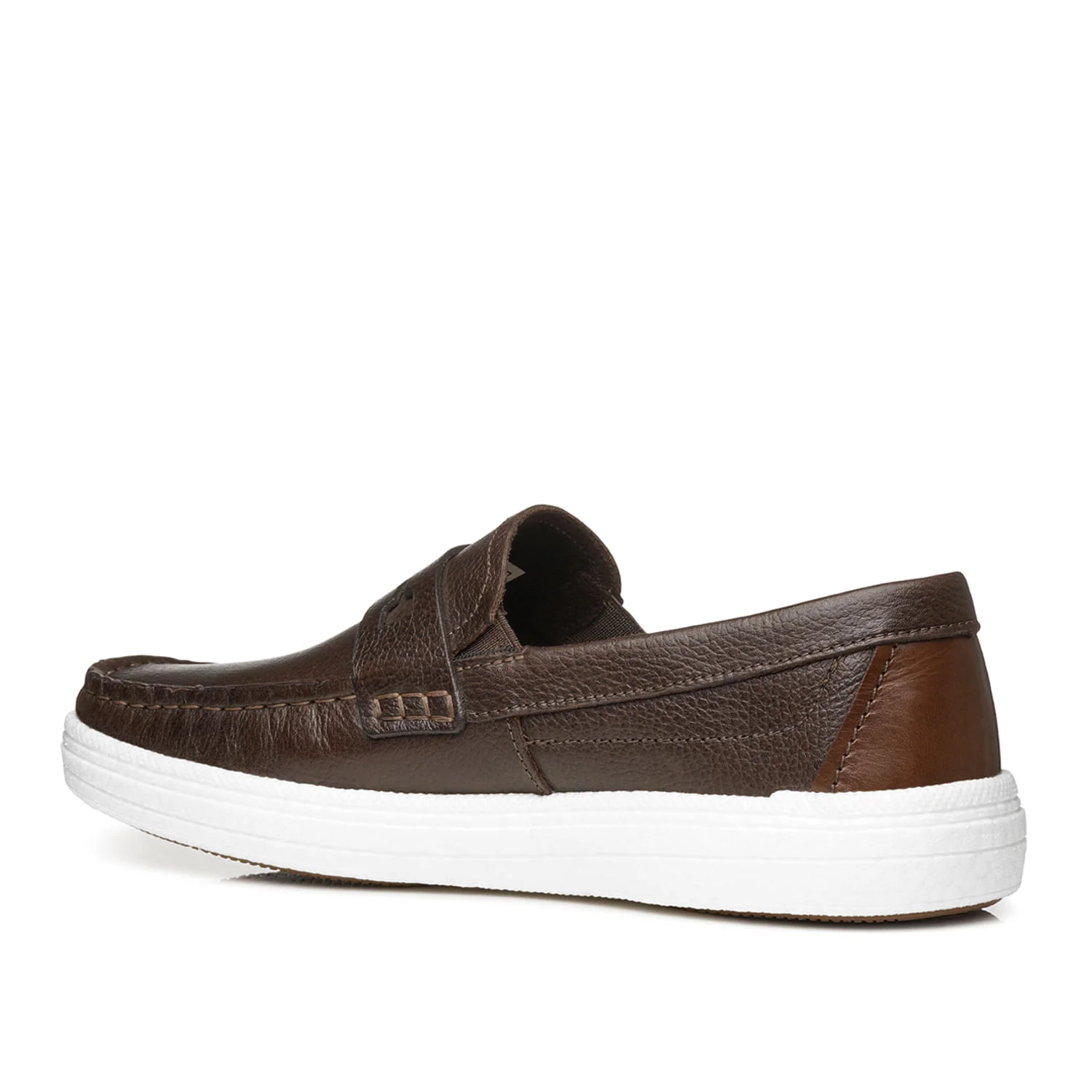 Mocassim Pegada Masculino em Couro Coffe 142102-03 Coffe 4