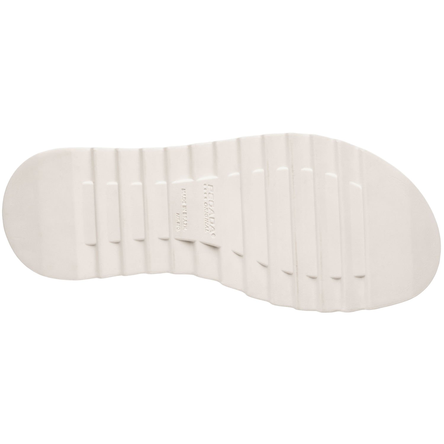 Sandália Pegada Feminina em Couro Off White 234406-01 Branco/Prata 4