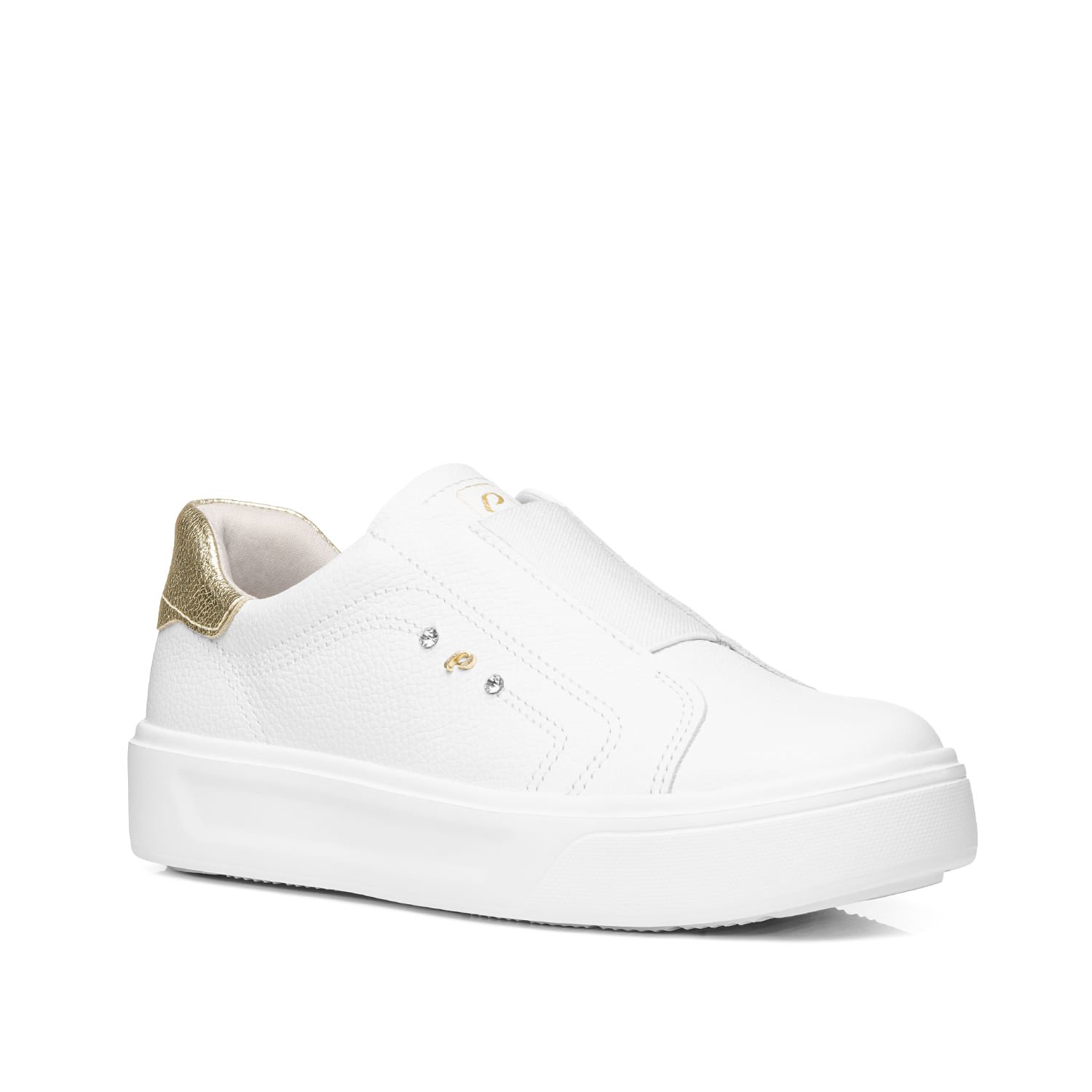 Tênis Pegada Feminino em Couro Branco 211218-01 Branco 3