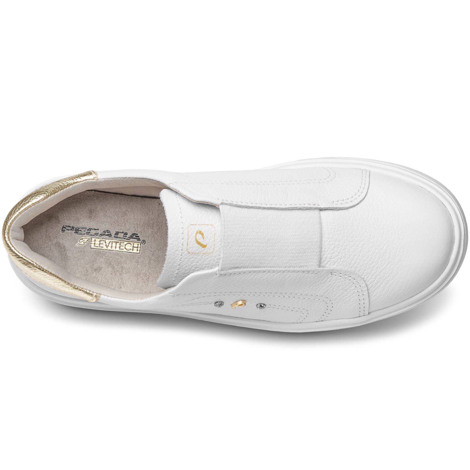 Tênis Pegada Feminino em Couro Branco 211218-01 Branco 7