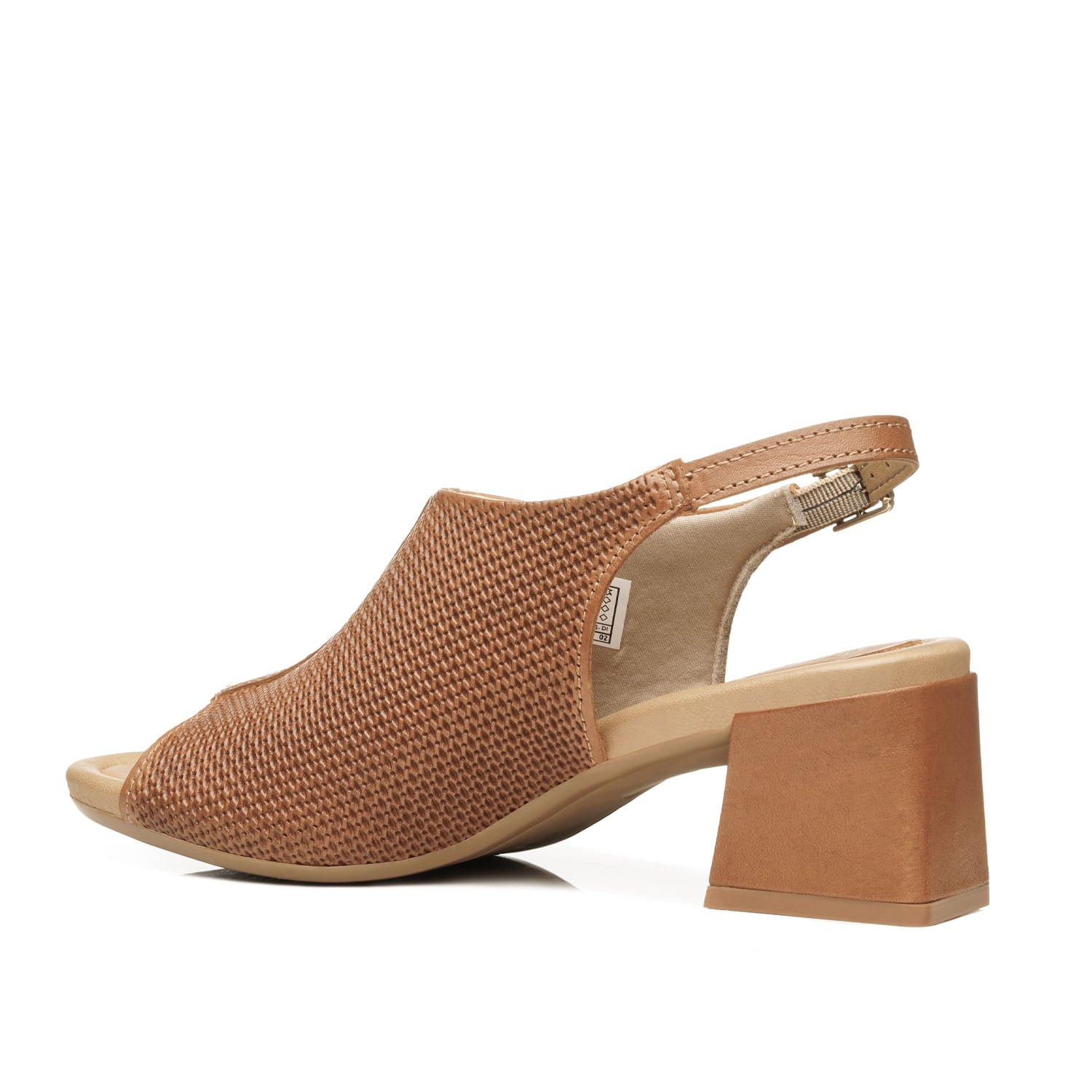 Sandalia Pegada Feminino em Couro Camel 234305-02 Marrom 4