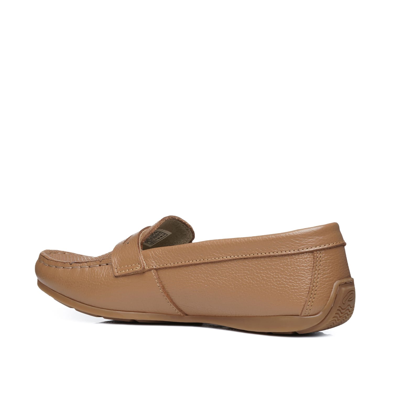 Mocassim Pegada Feminino em Couro Caramelo 249008-03 Marrom 4