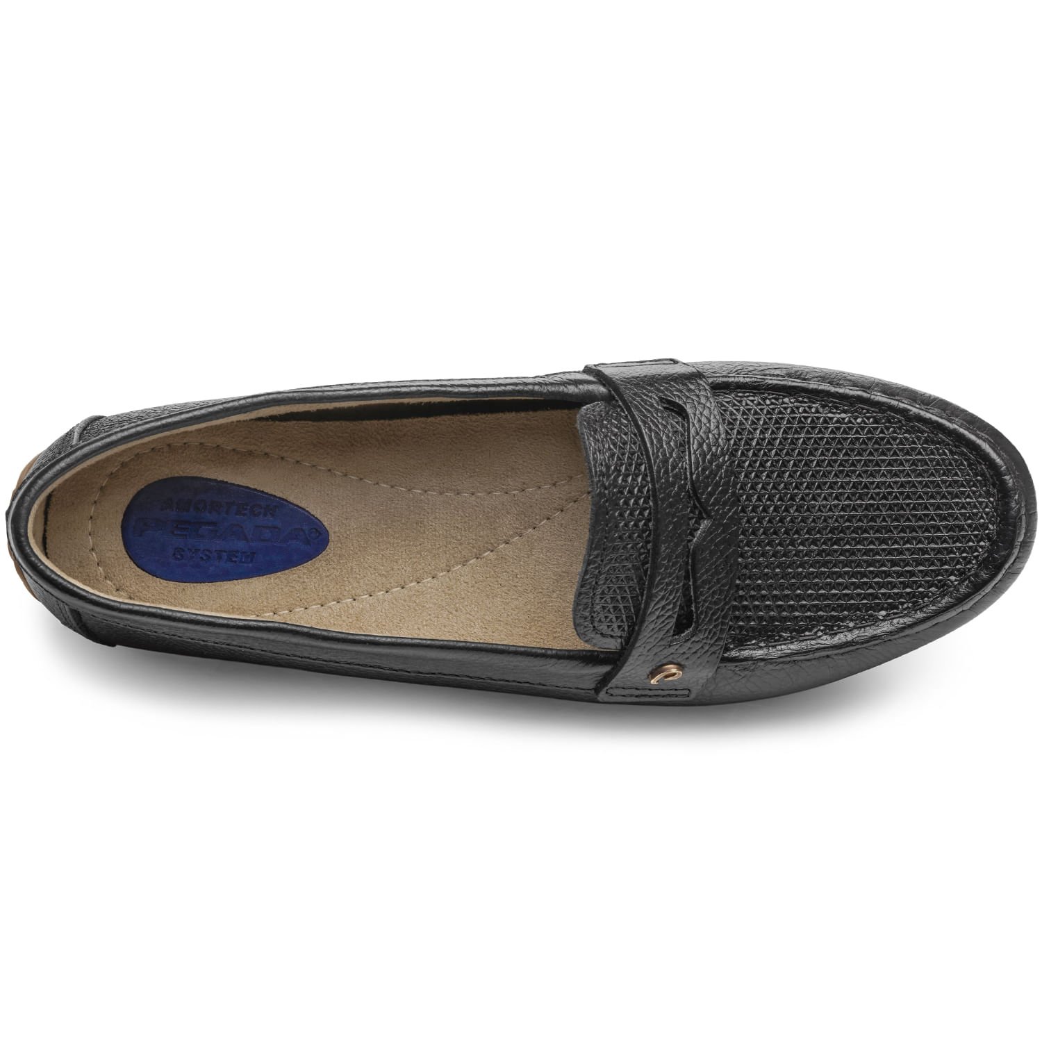 Mocassim Pegada Feminino em Couro Preto 249008-05 Preto 6