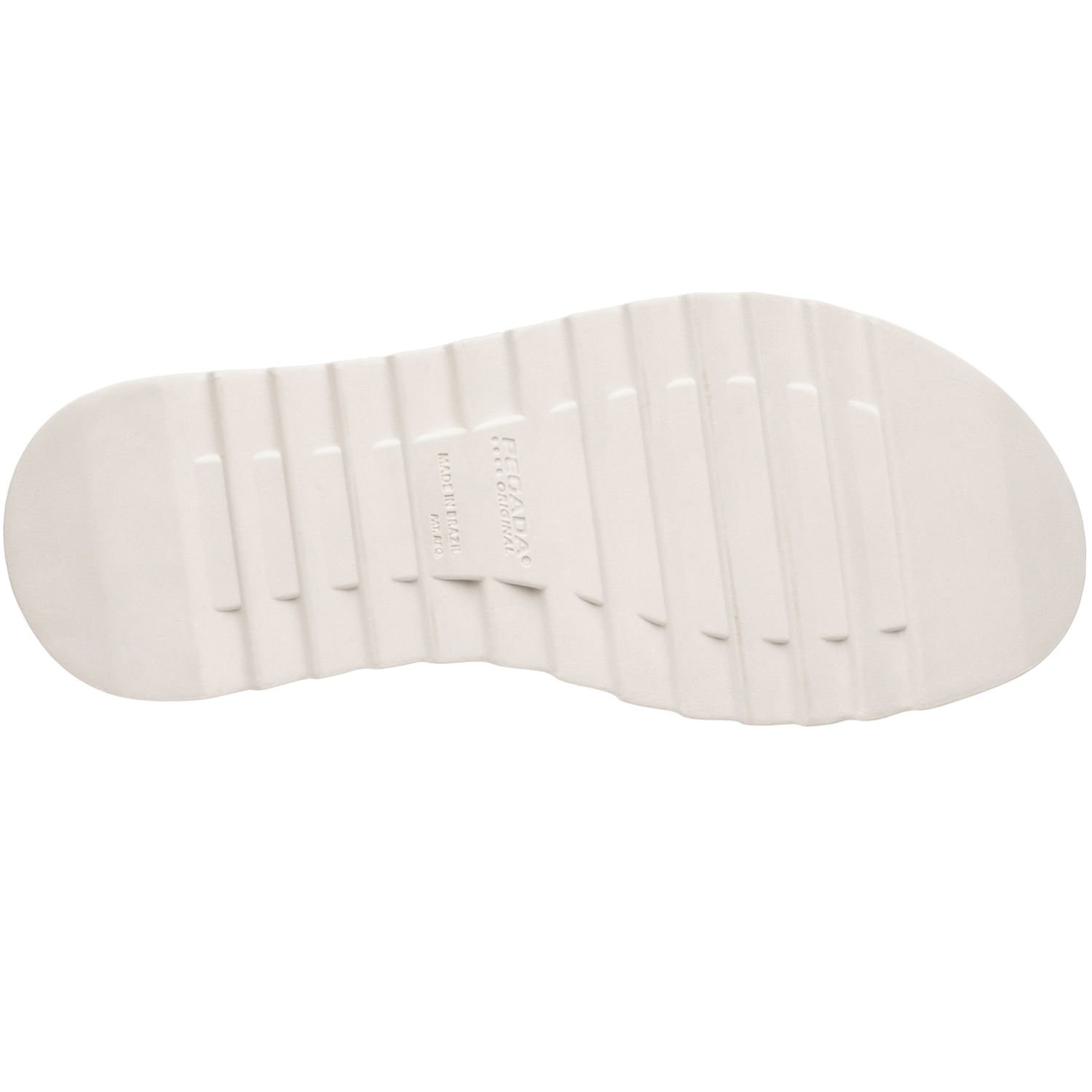 Chinelo Pegada Feminino em Couro Cristal 234455-01 Branco 5
