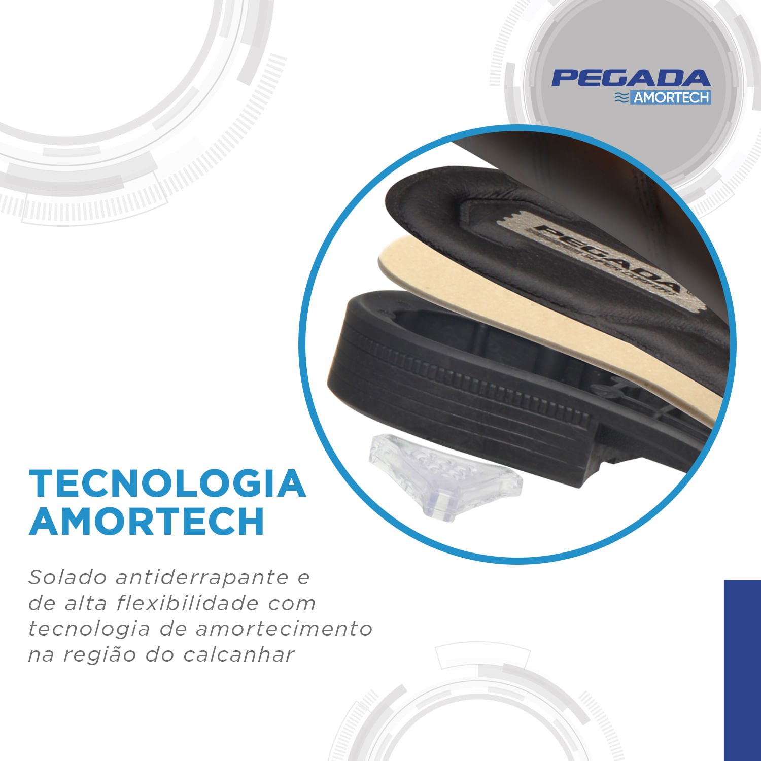 Sapato Social Pegada Masculino em Couro Preto 126507-01 Preto 4