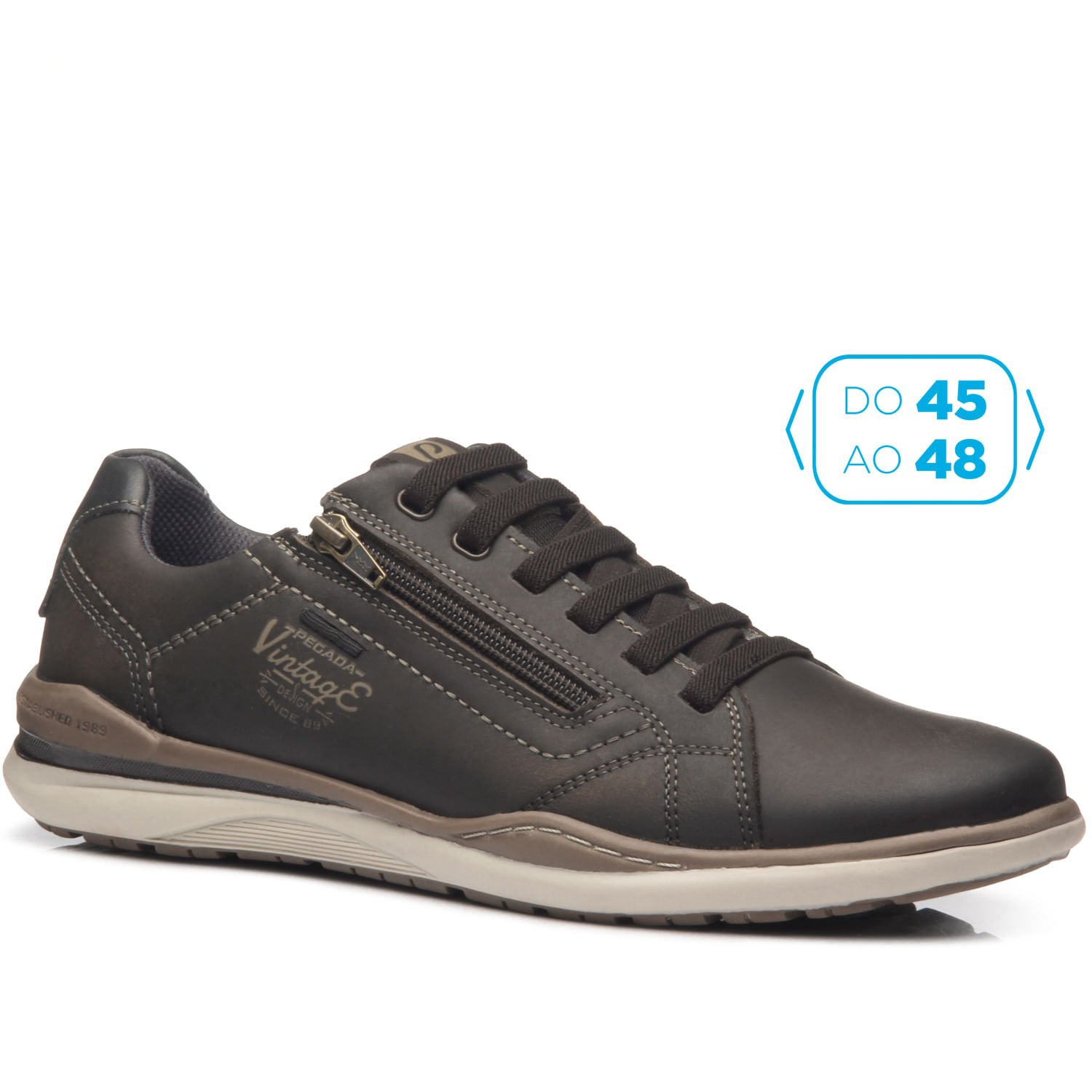 Sapatenis Pegada Sapatenis Masculino Tamanho 48 Sapatênis Pegada