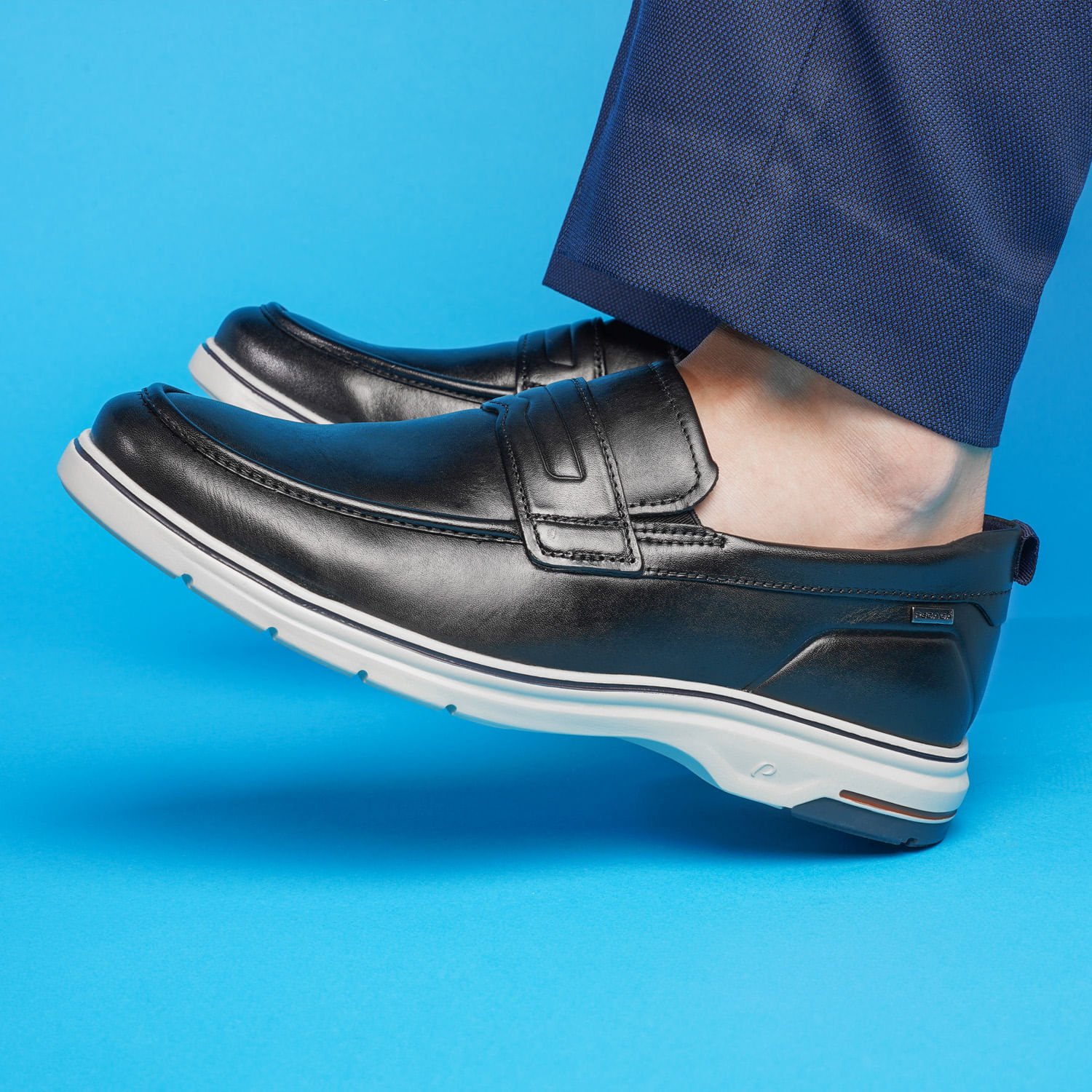 Sapato Casual Pegada Masculino em Couro Preto 127302-01 Preto 2