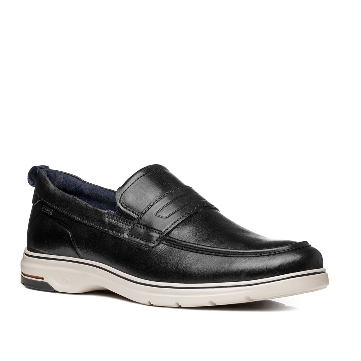 Sapato Casual Pegada Masculino em Couro Preto 127302-01 Preto 3