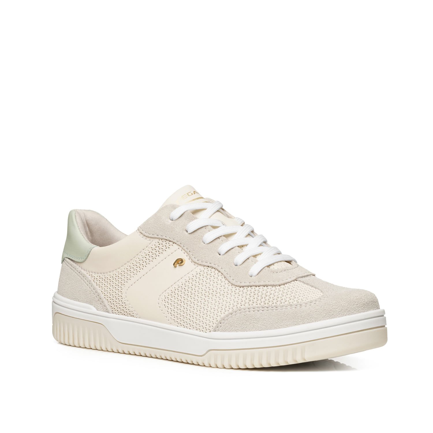 Tênis Pegada Feminino em Couro Milk 211805-07 Bege 3