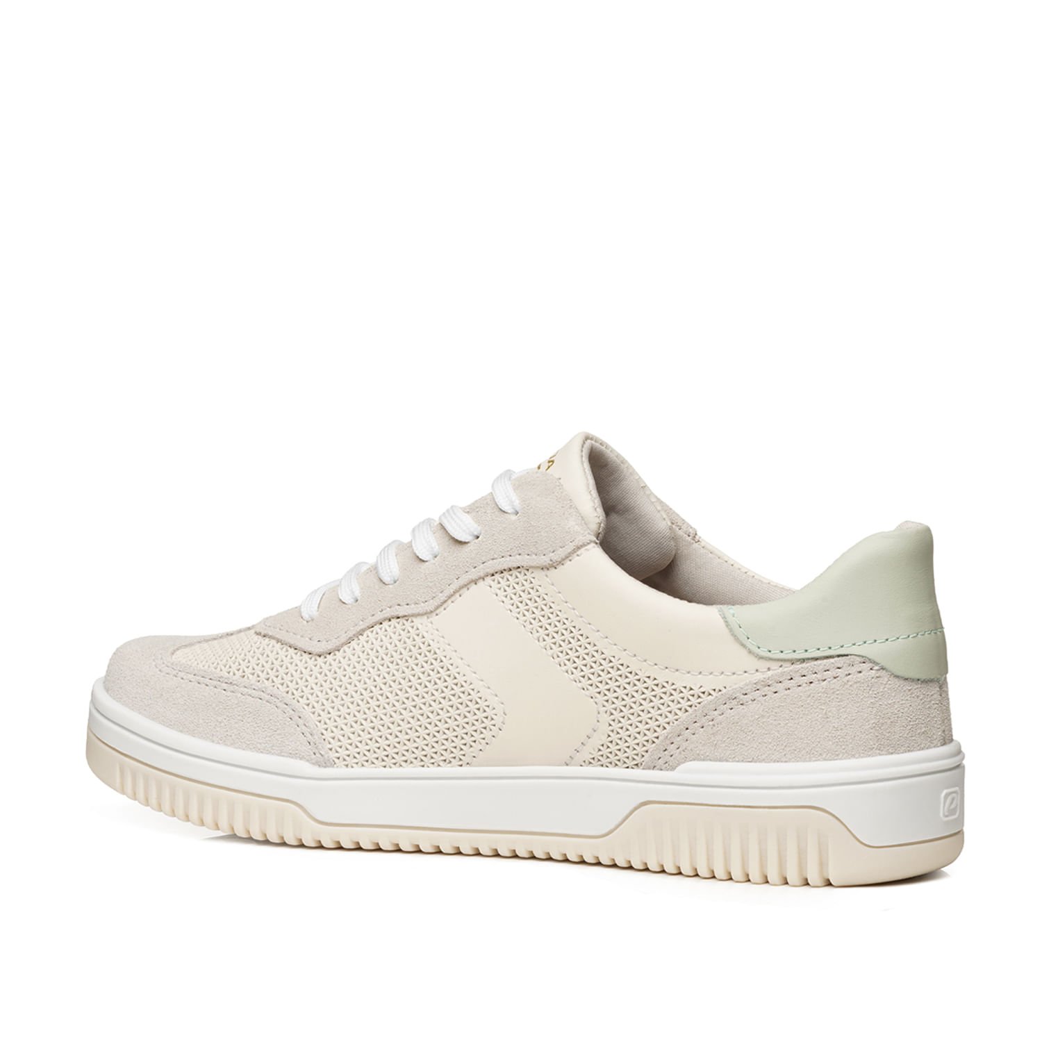 Tênis Pegada Feminino em Couro Milk 211805-07 Bege 4