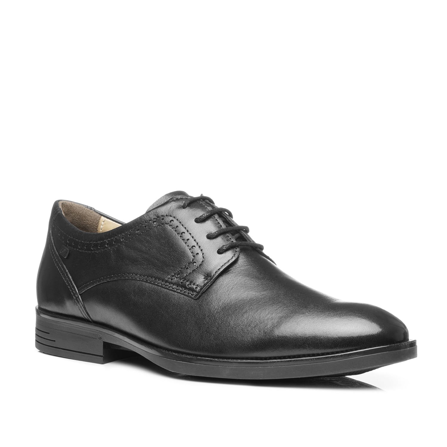 Sapato Social Pegada Masculino em Couro Preto 126901-01 Preto 2