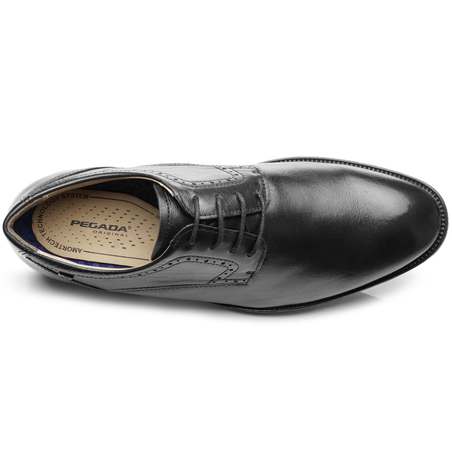 Sapato Social Pegada Masculino em Couro Preto 126901-01 Preto 6