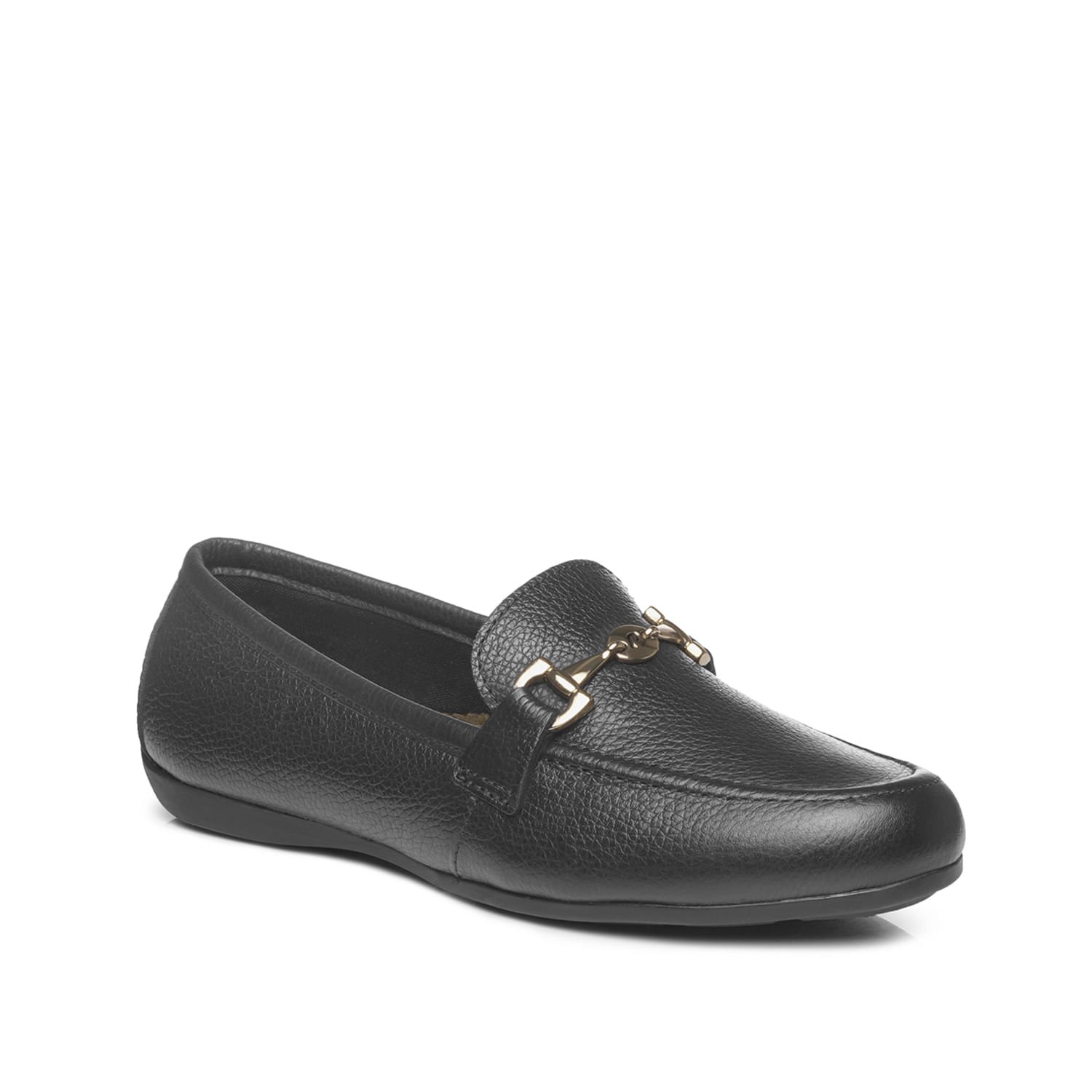 Sapato Pegada Feminino em Couro Preto 229001-06 Preto 2