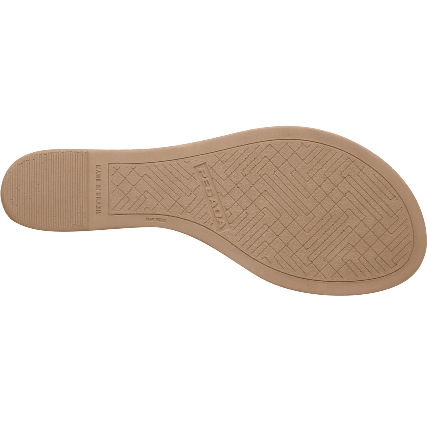 Sandália Pegada Feminina em Couro Off White 233956-01 Marrom 4