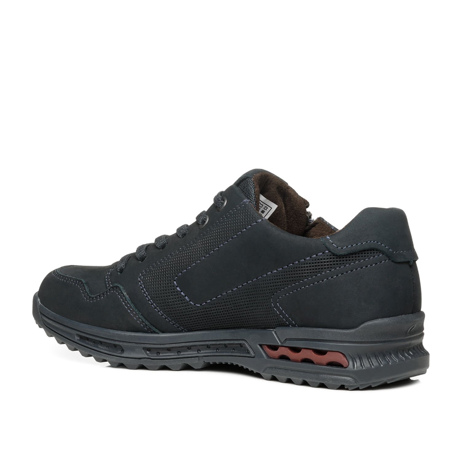 Sapatênis Pegada Masculino Plus Size em Couro Marinho 511801-06 Marinho 3