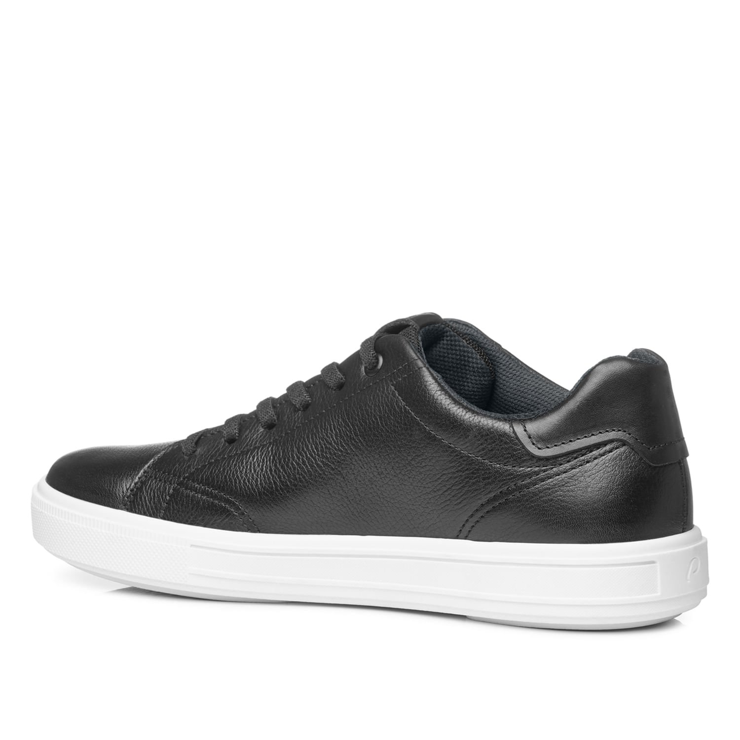 Tênis Casual Pegada Masculino em Couro Preto 111506-03 Preto 3