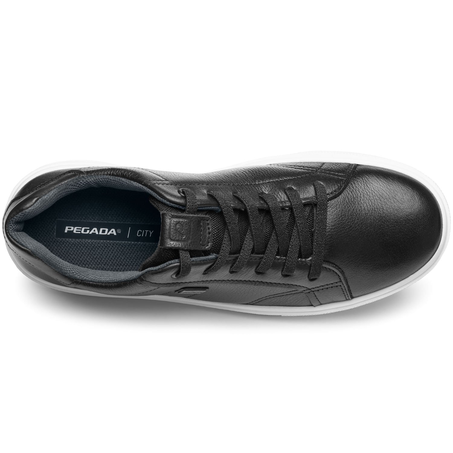 Tênis Casual Pegada Masculino em Couro Preto 111506-03 Preto 5