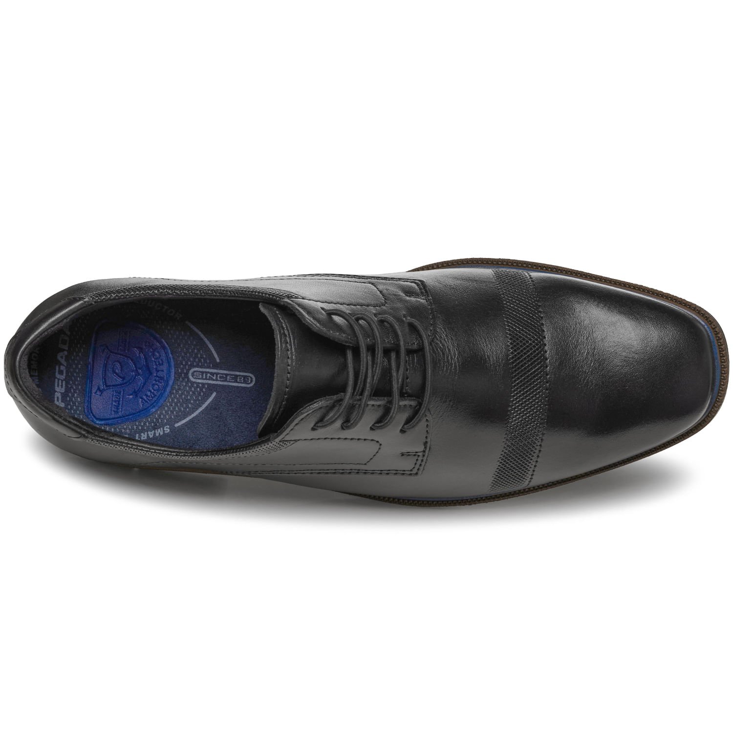 Sapato Social Pegada Masculino em Couro Preto 126311-01 Preto 7