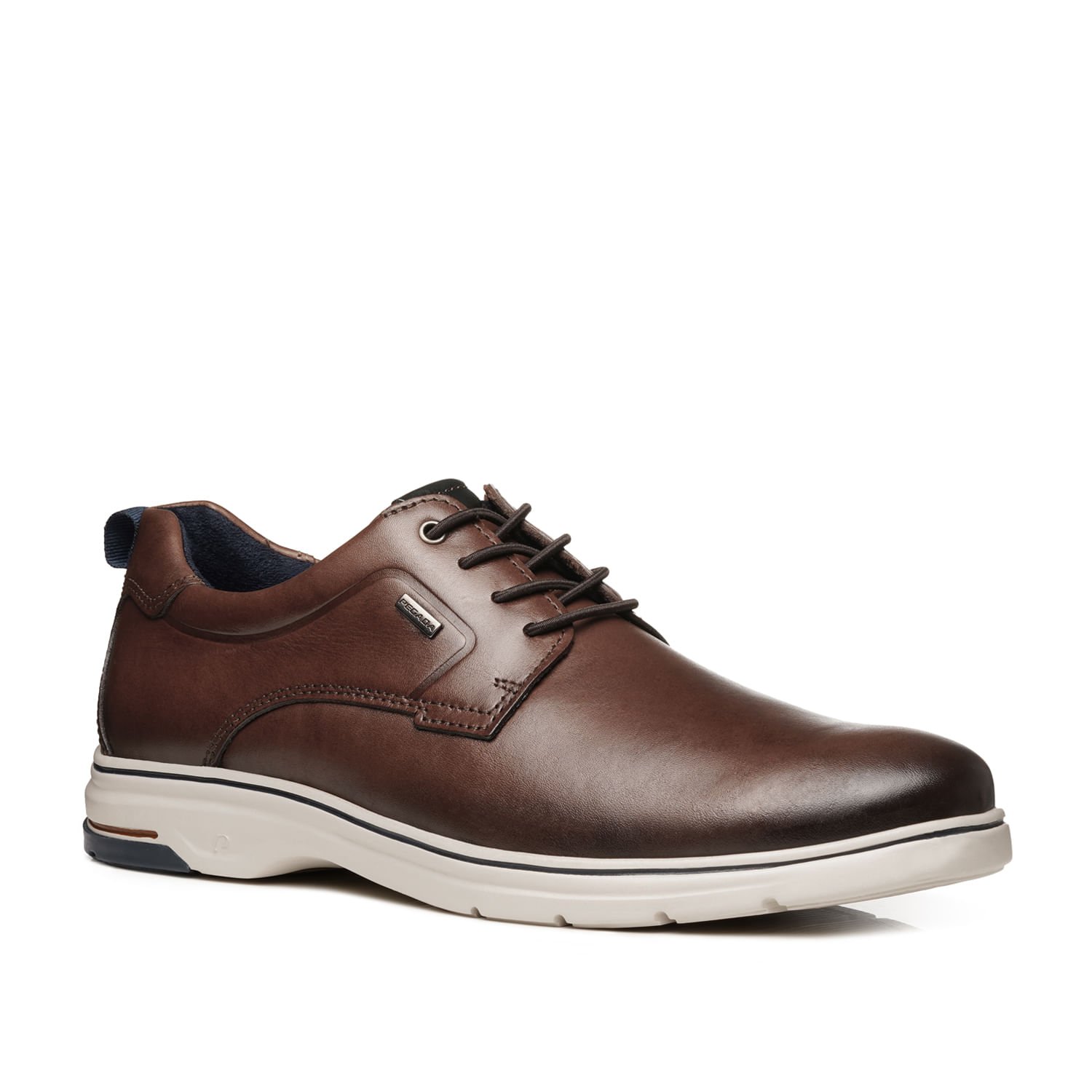 Sapato Casual Pegada Masculino em Couro Pinhão 127304-03 Pinhão 2