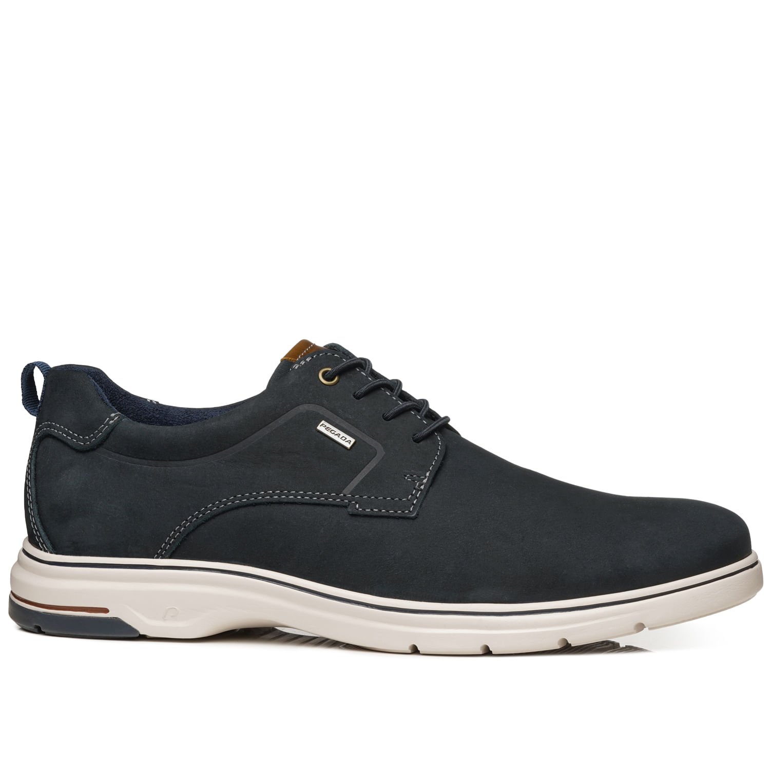 Sapato Casual Pegada Masculino em Couro Marinho 127304-06