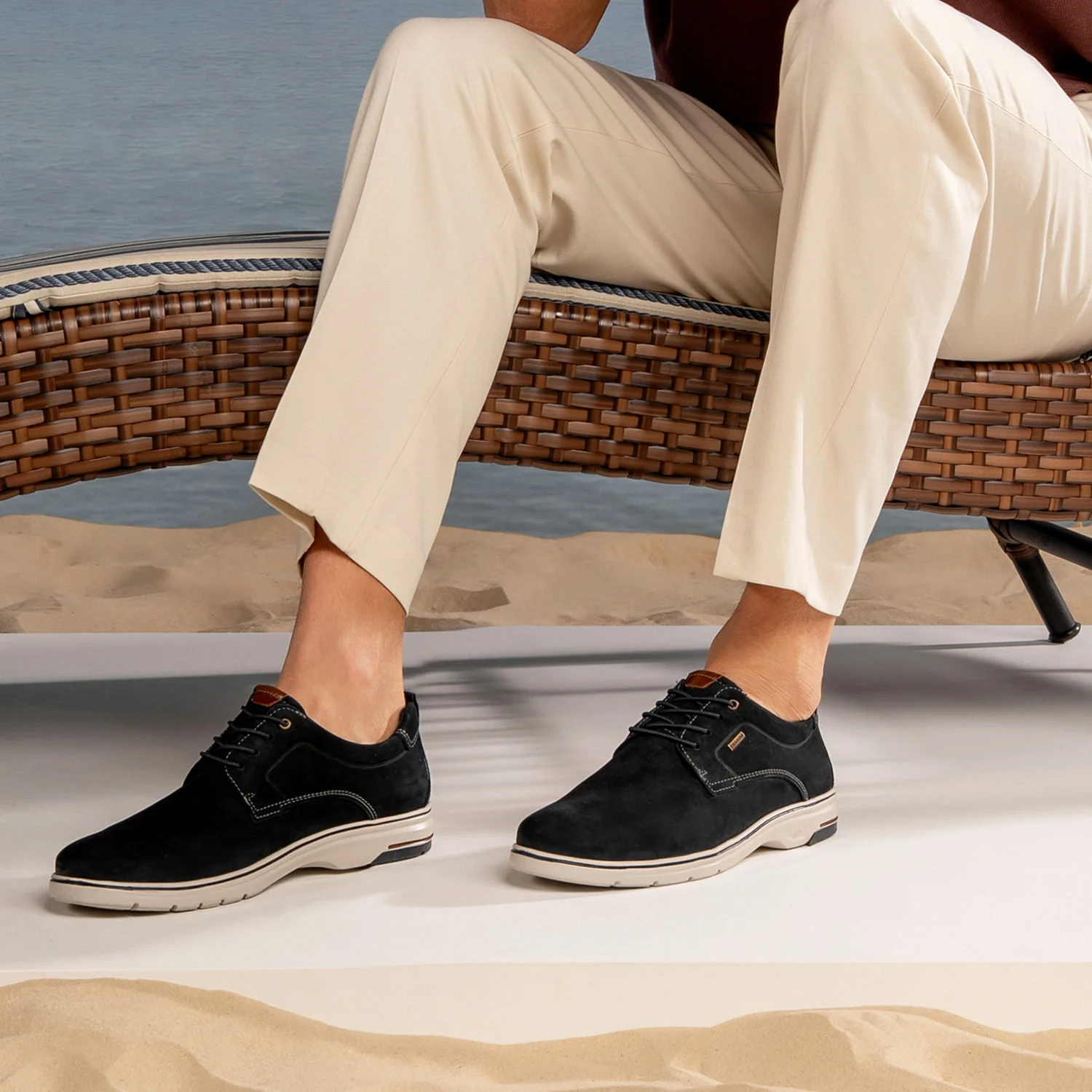 Sapato Casual Pegada Masculino em Couro Marinho 127304-06 Marinho 2