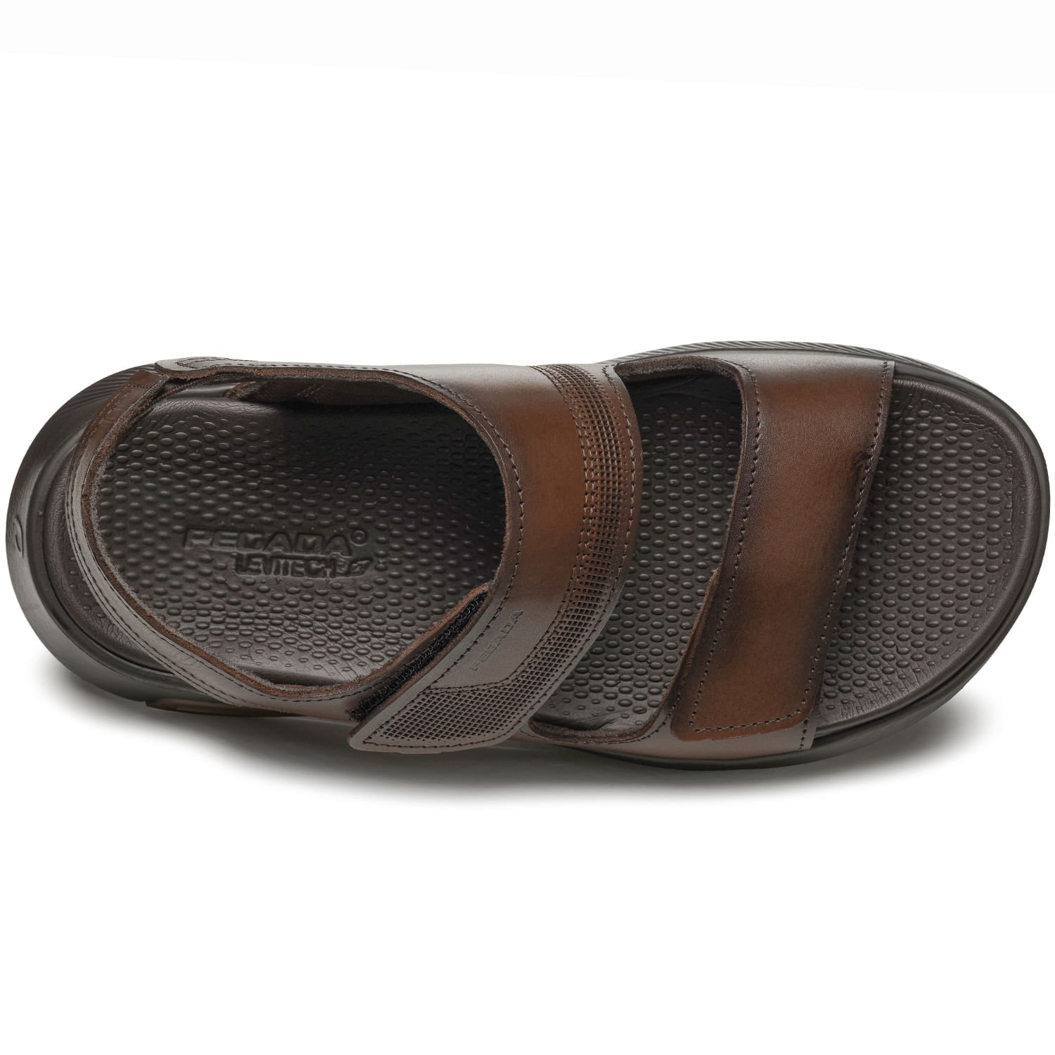 Sandália Pegada Masculino em Couro Pinhão 134703-02 Pinhão 6