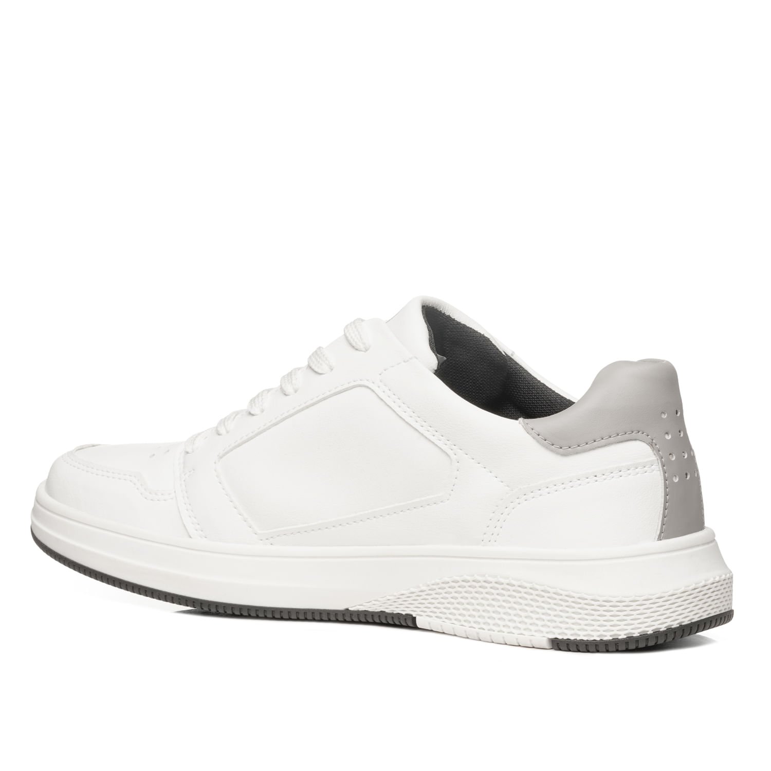 Sapatênis Pegada Masculino em Microfibra Branco 172403-01 Branco 4