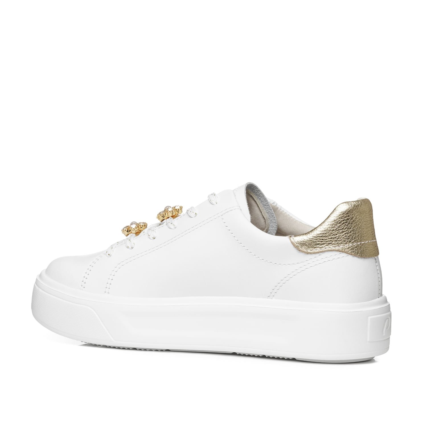 Tênis Pegada Feminino em Couro Branco 211221-01 Branco 4