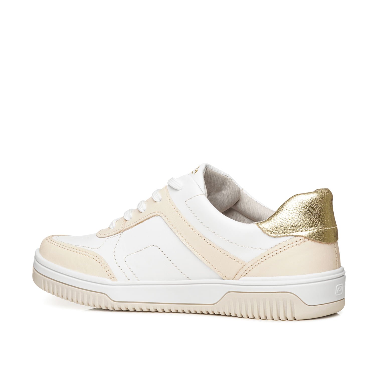 Tênis Pegada Feminino em Couro Branco 211801-02 Branco 4