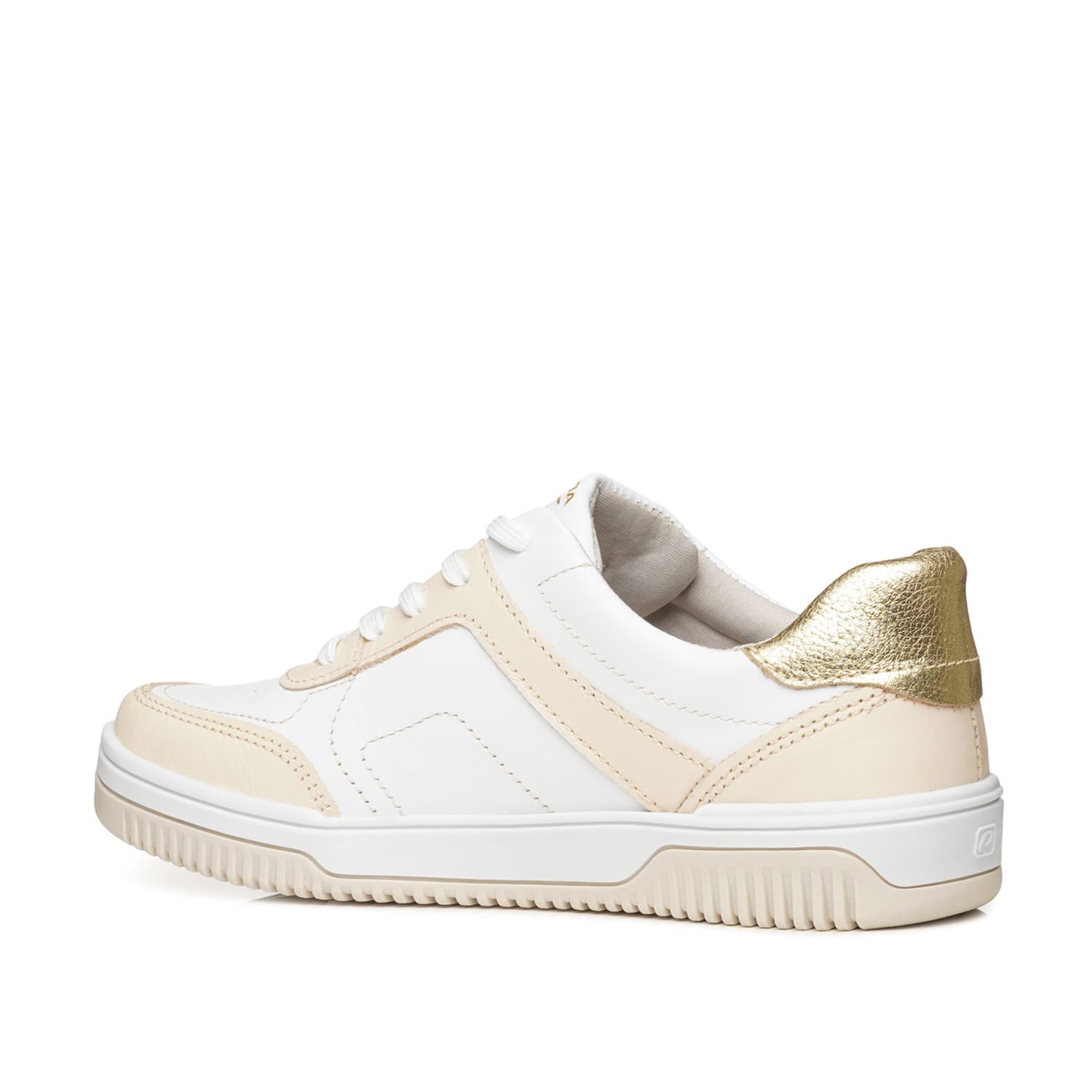 Tênis Pegada Feminino em Couro Branco 211801-02 Branco 4