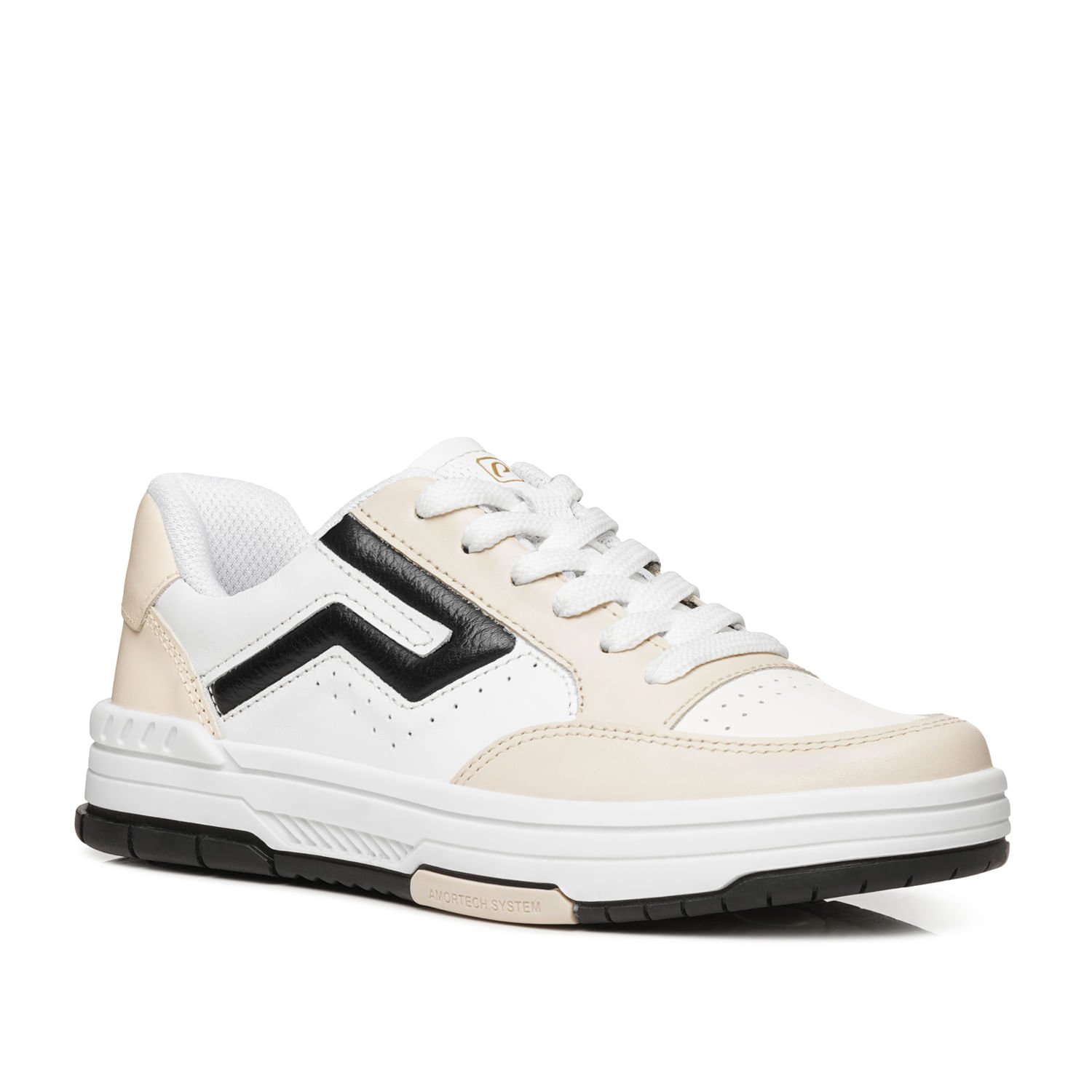 Tênis Pegada Feminino em Couro Branco 212609-06 Branco 2